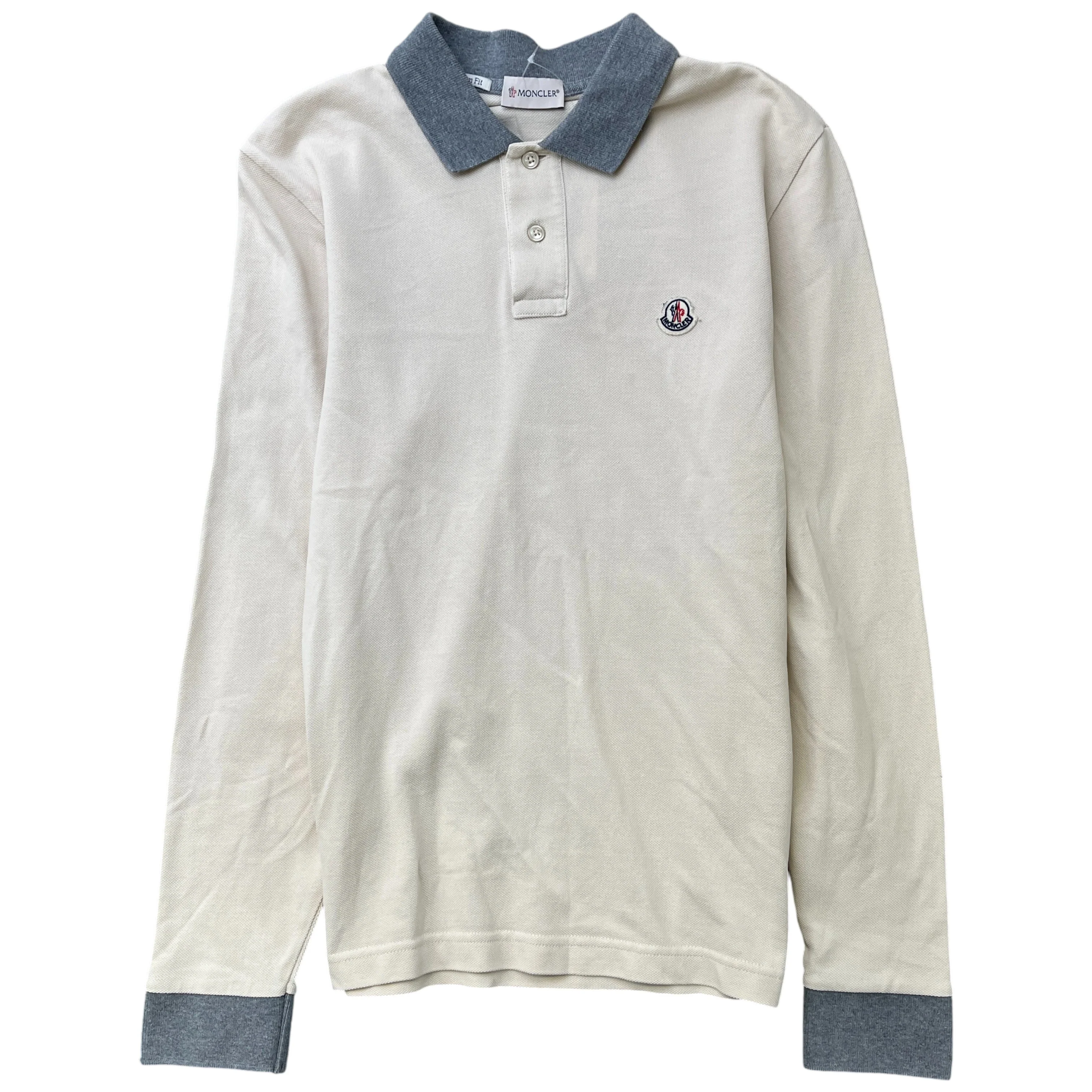 Men's Maglia Polo Shirt Beige Size S