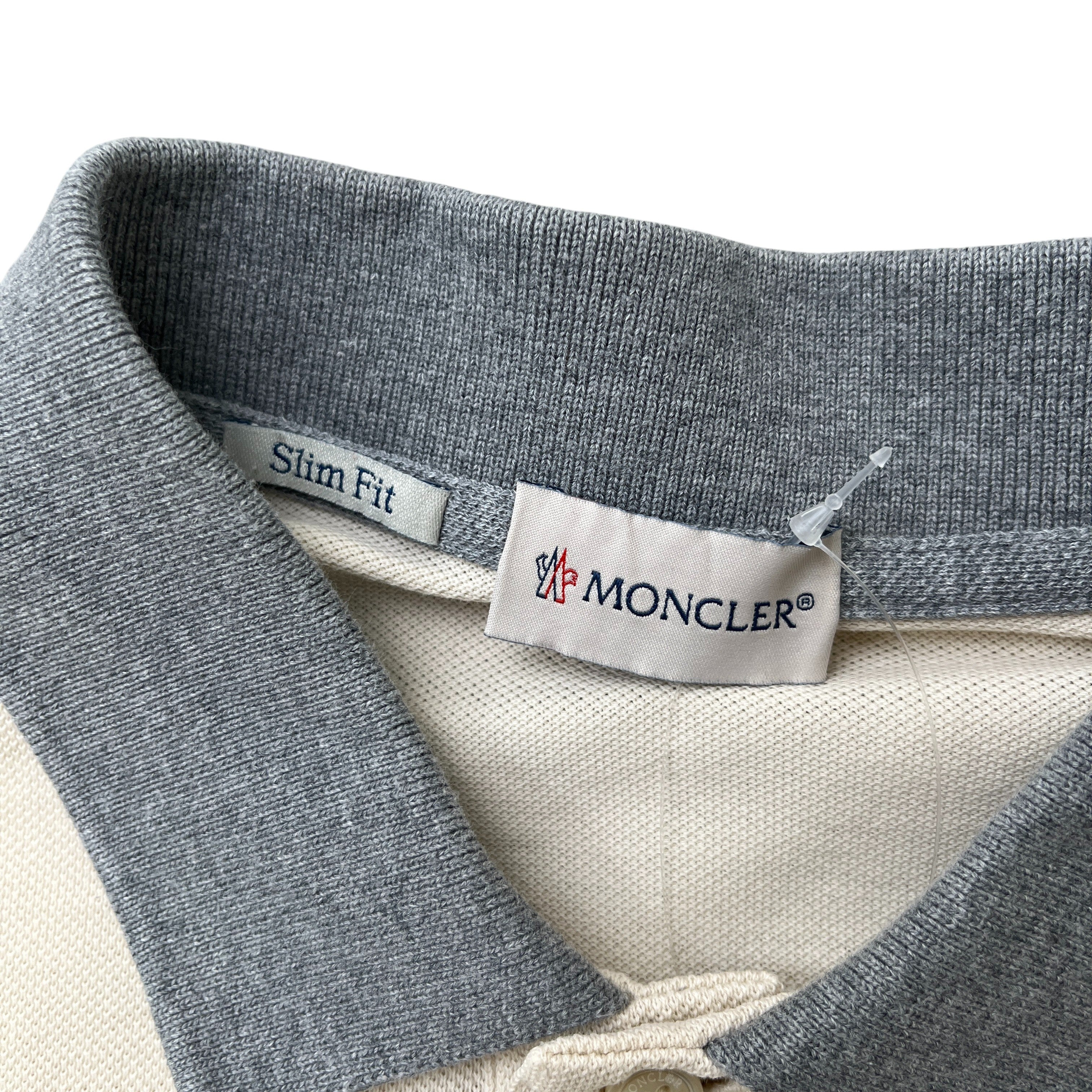 Men's Maglia Polo Shirt Beige Size S - Image 5
