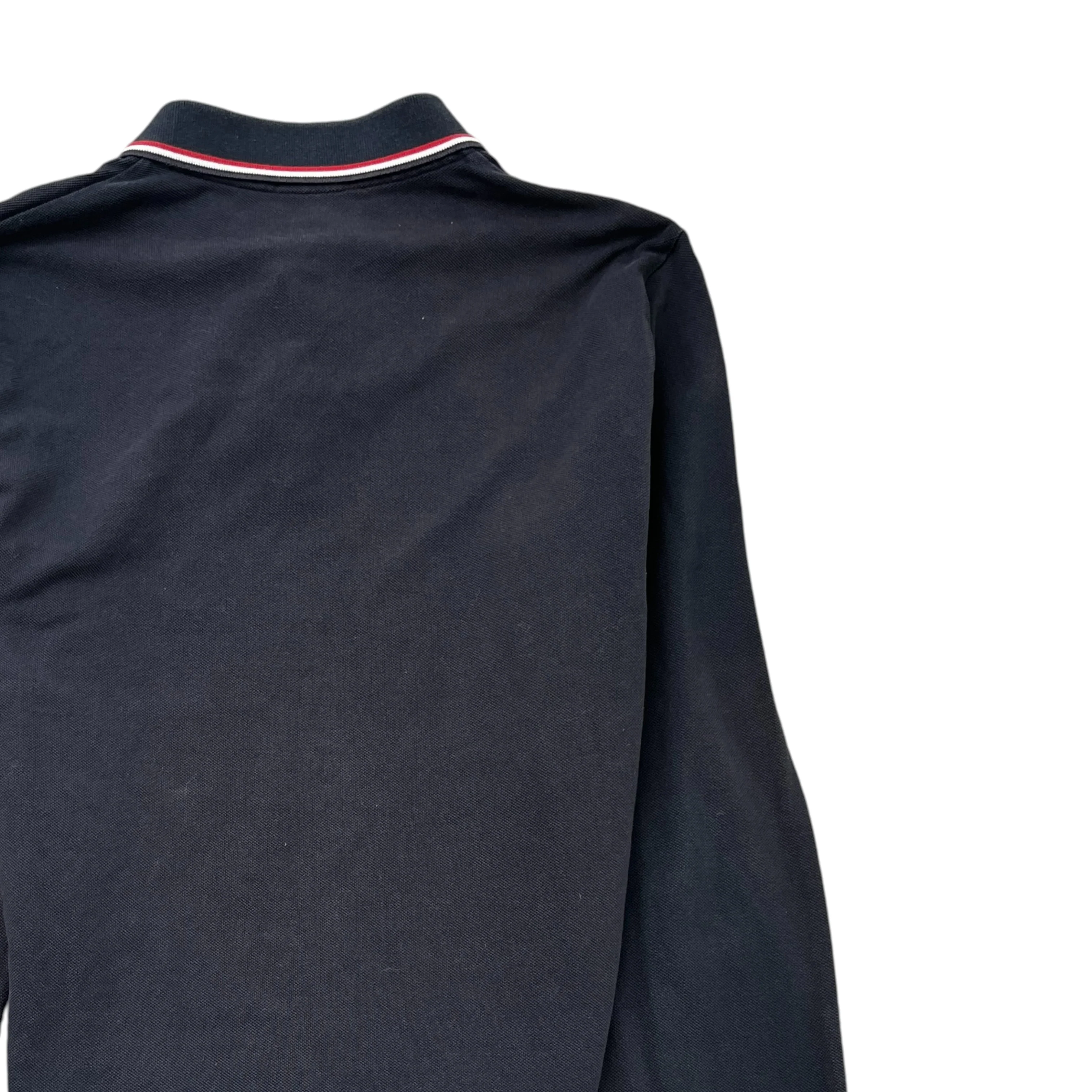 Men's Maglia Polo Shirt Black Size L - Image 4