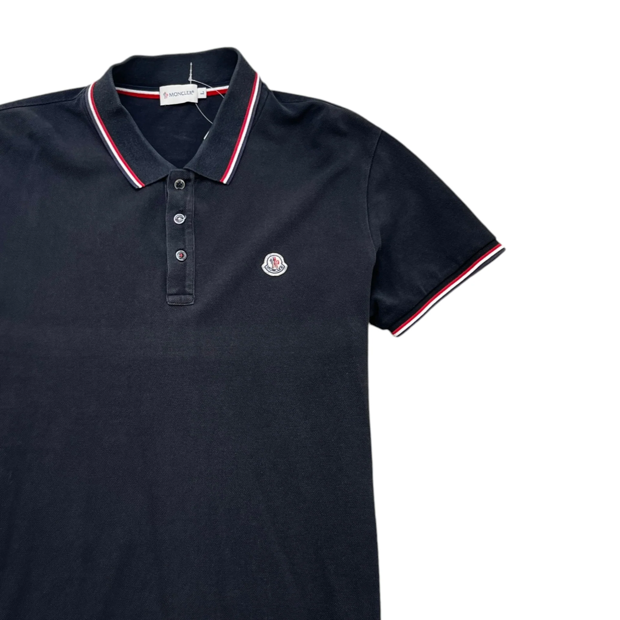 Men's Maglia Polo Shirt Black Size L - Image 3