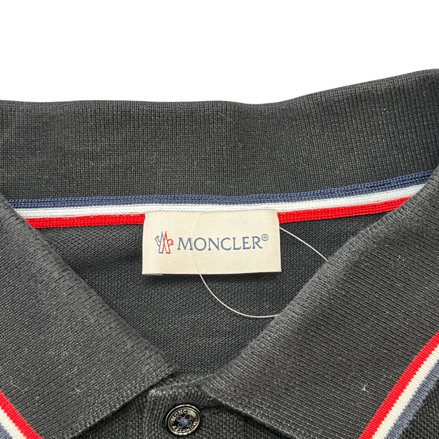 Men's Maglia Polo Shirt Black Size L - Image 6