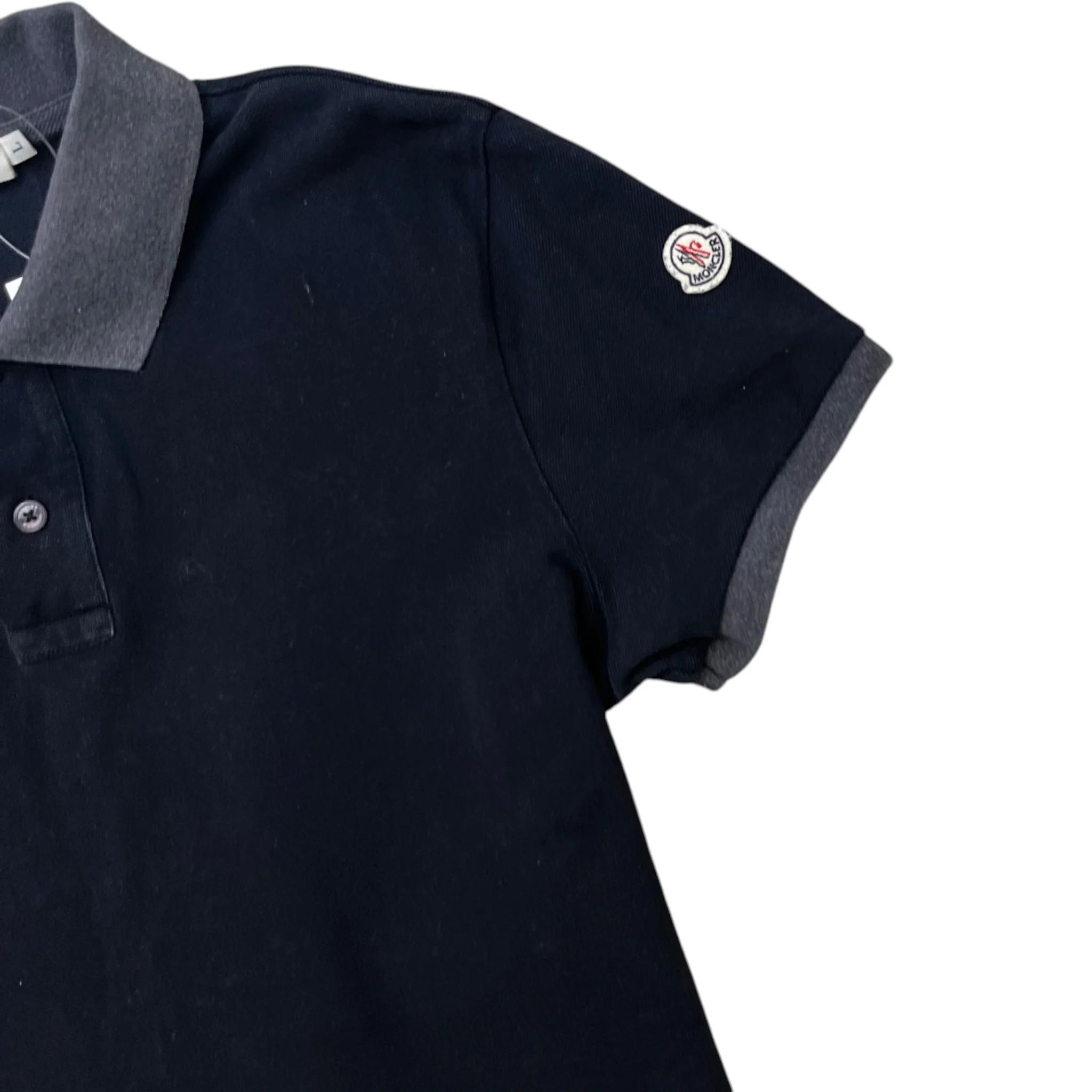 Men's Maglia Polo Shirt Black Size L - Image 5