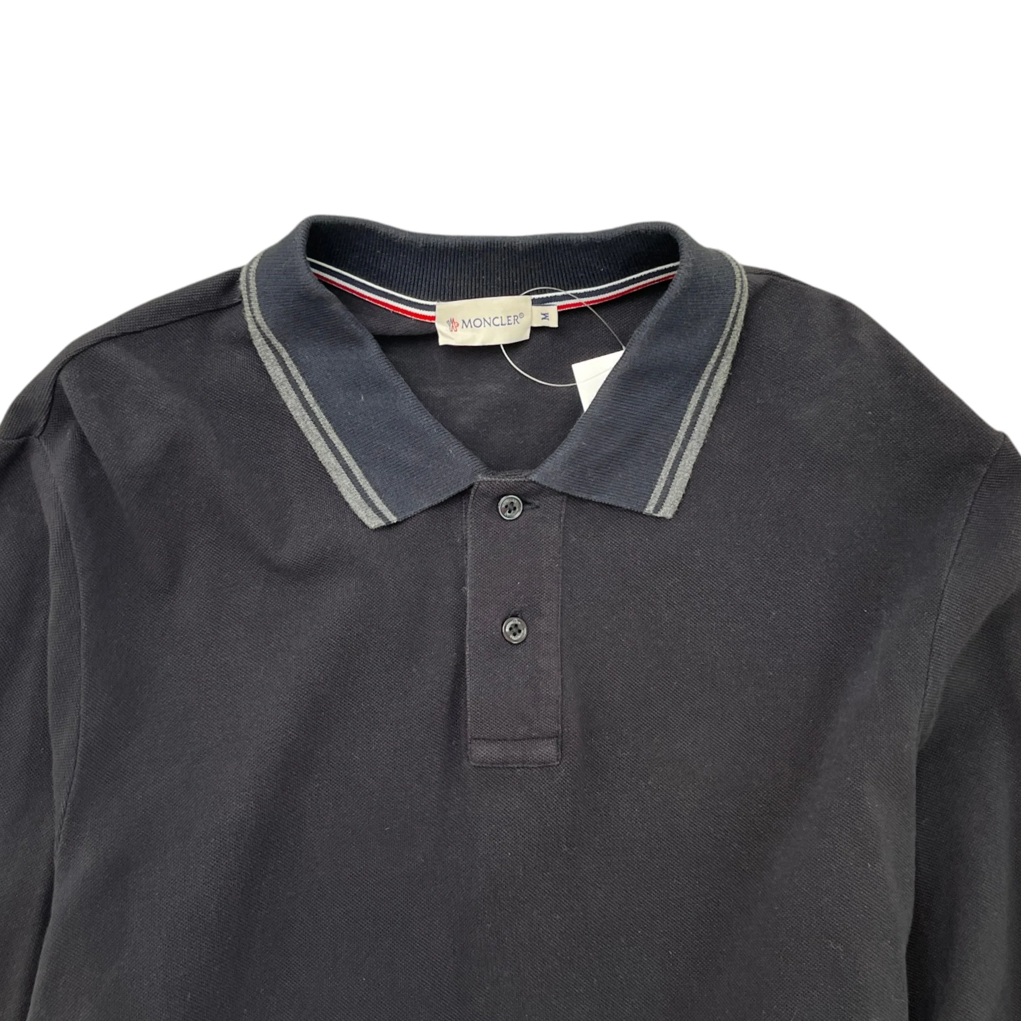 Men's Maglia Polo Shirt Black Size M - Image 5