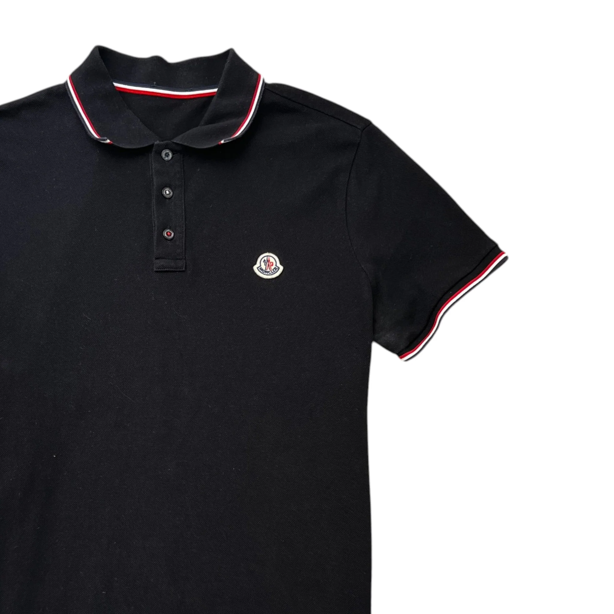 Men's Maglia Polo Shirt Black Size M - Image 3