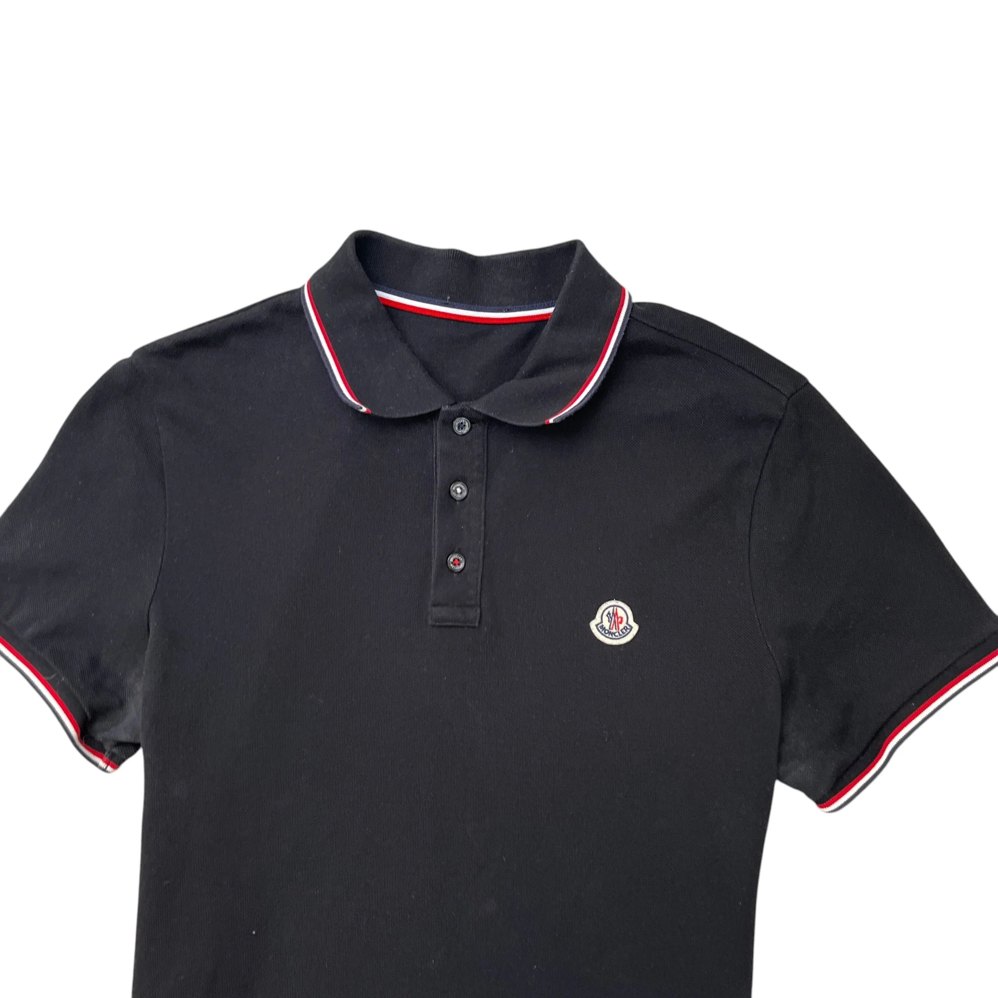 Men's Maglia Polo Shirt Black Size M - Image 5