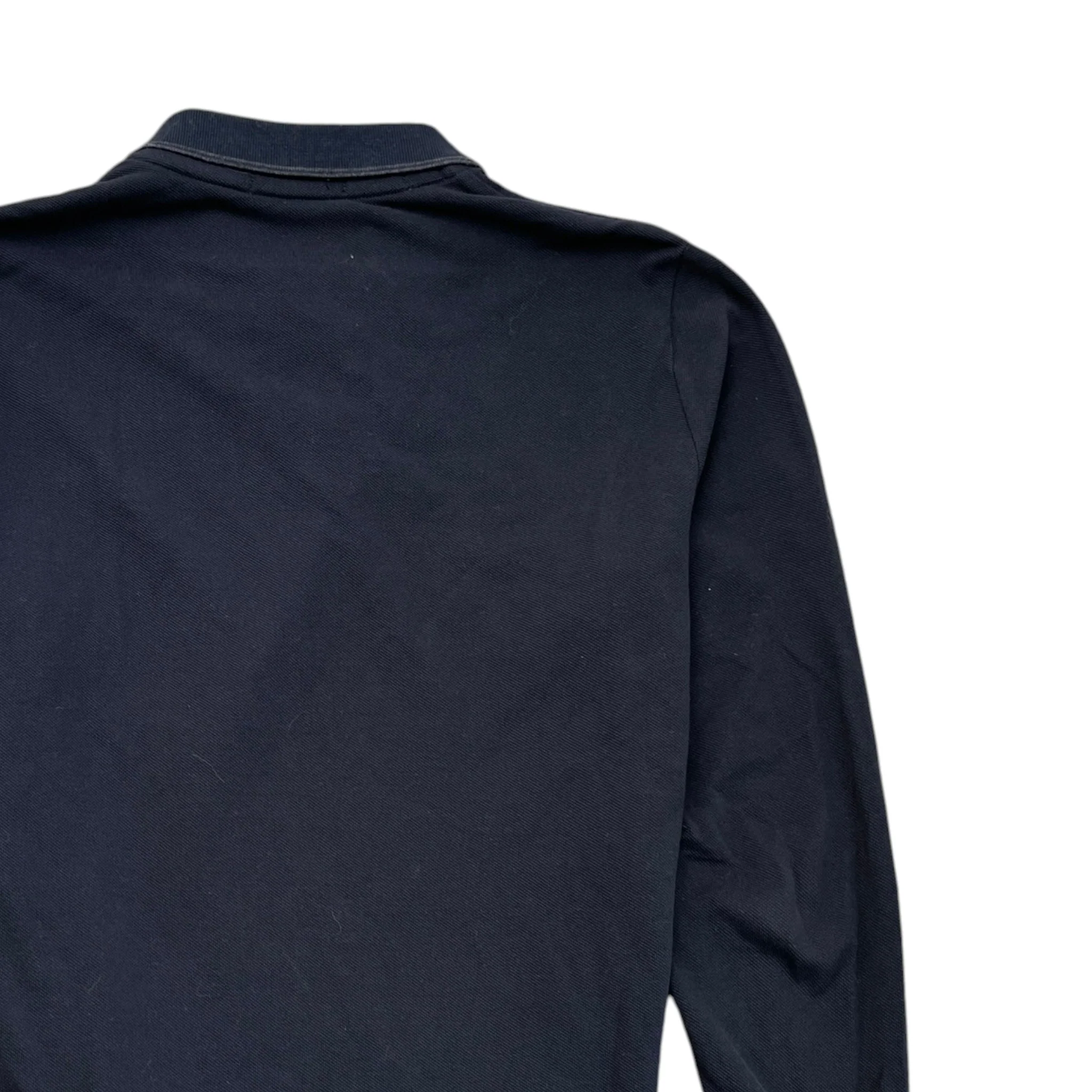 Men's Maglia Polo Shirt Black Size S - Image 4
