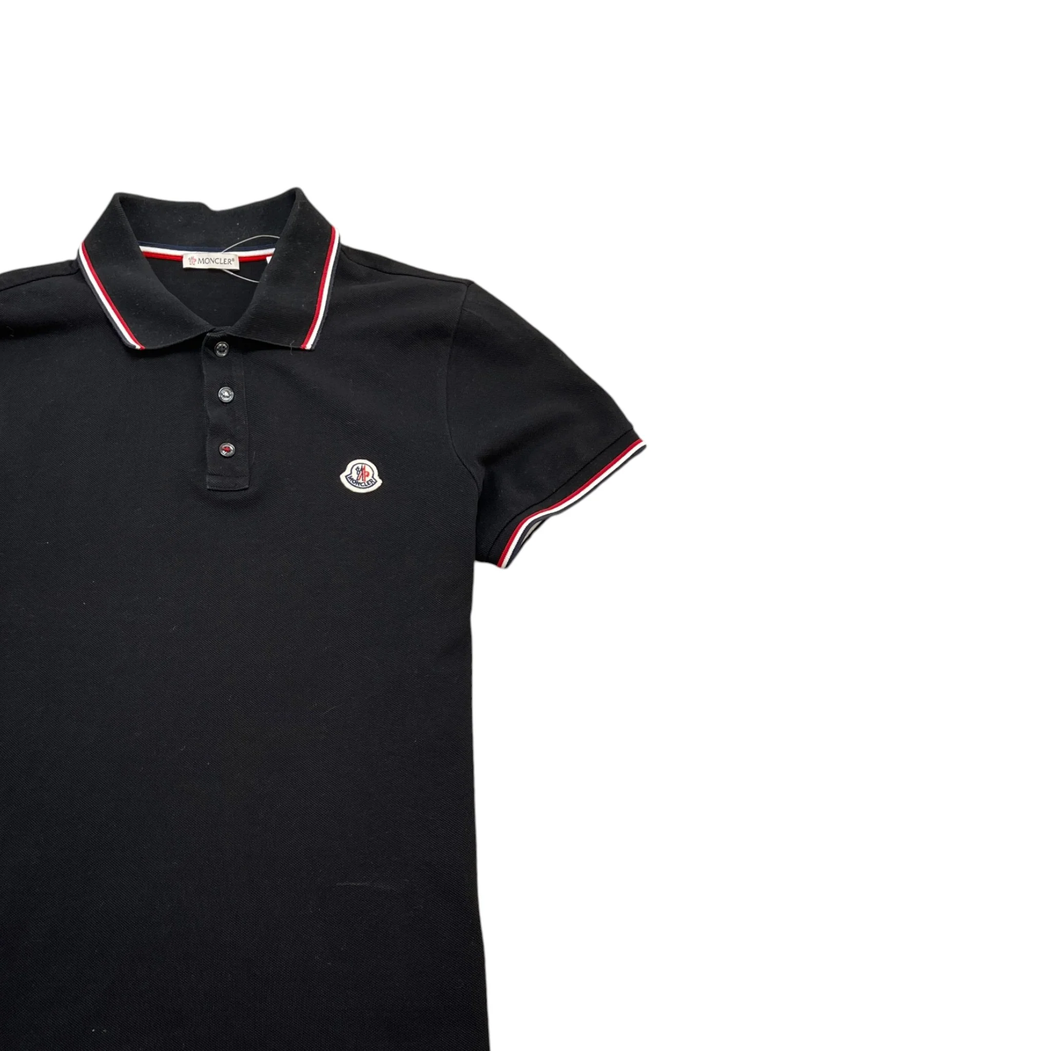 Men's Maglia Polo Shirt Black Size S - Image 3