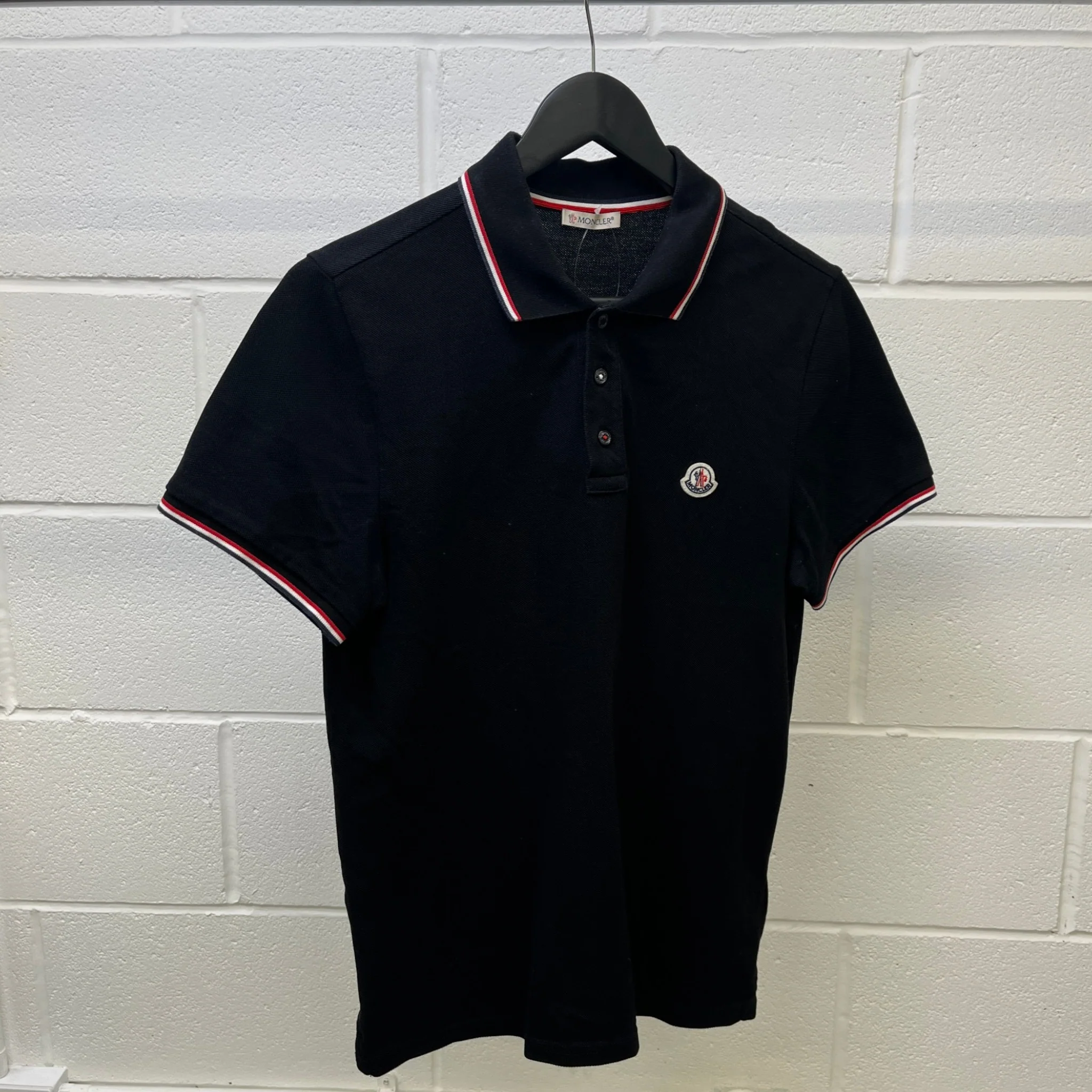 Men's Maglia Polo Shirt Black Size S - Image 10