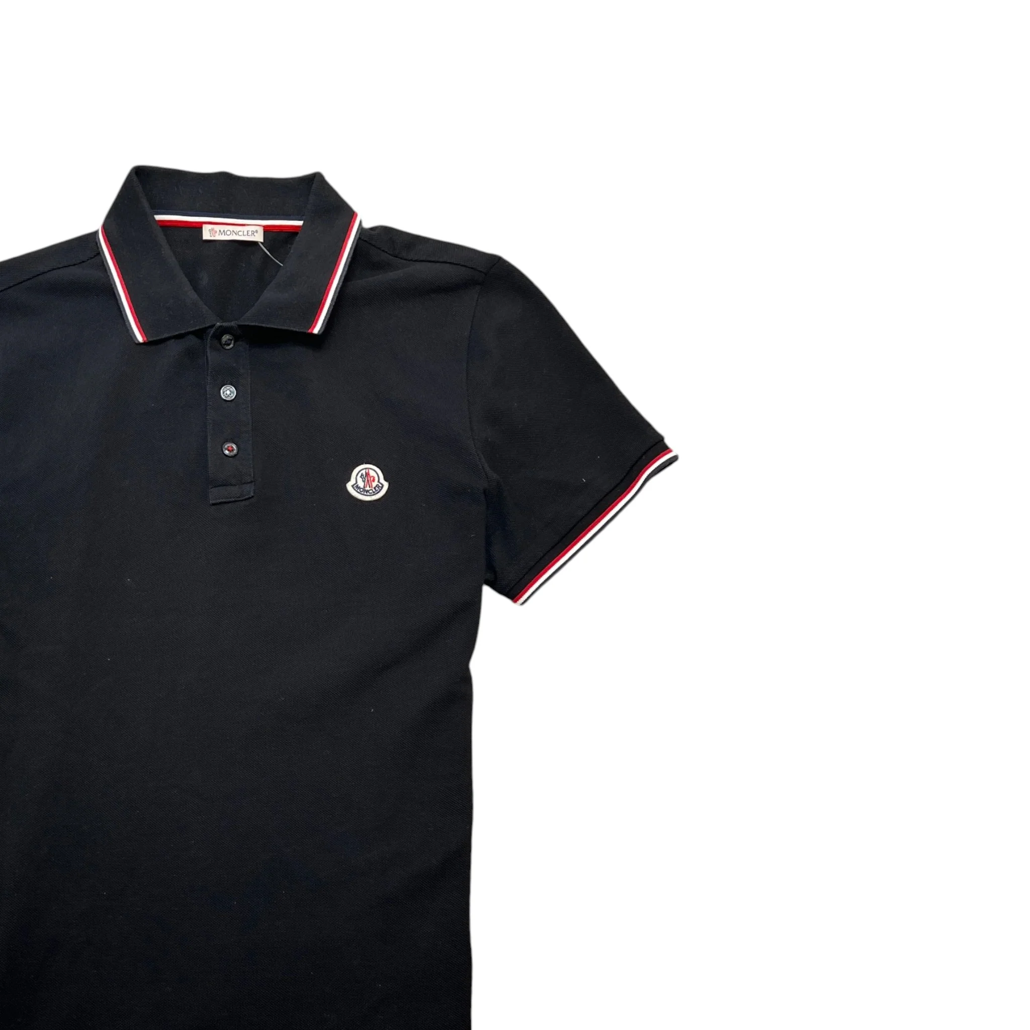 Men's Maglia Polo Shirt Black Size S - Image 3