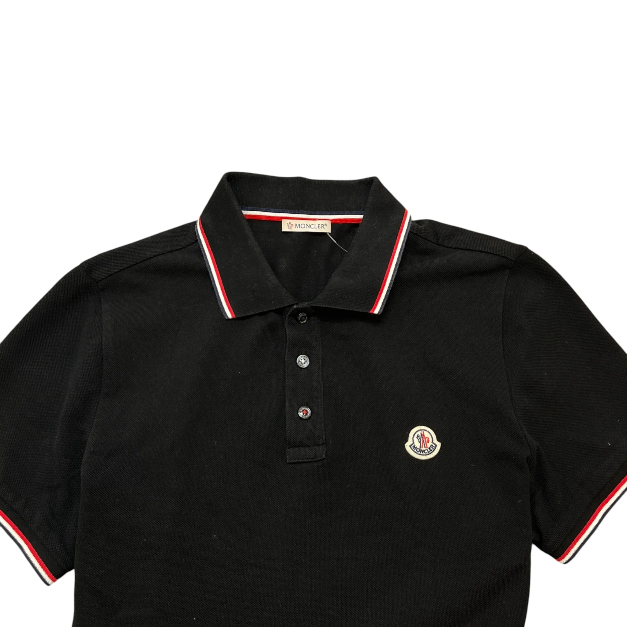 Men's Maglia Polo Shirt Black Size S - Image 7