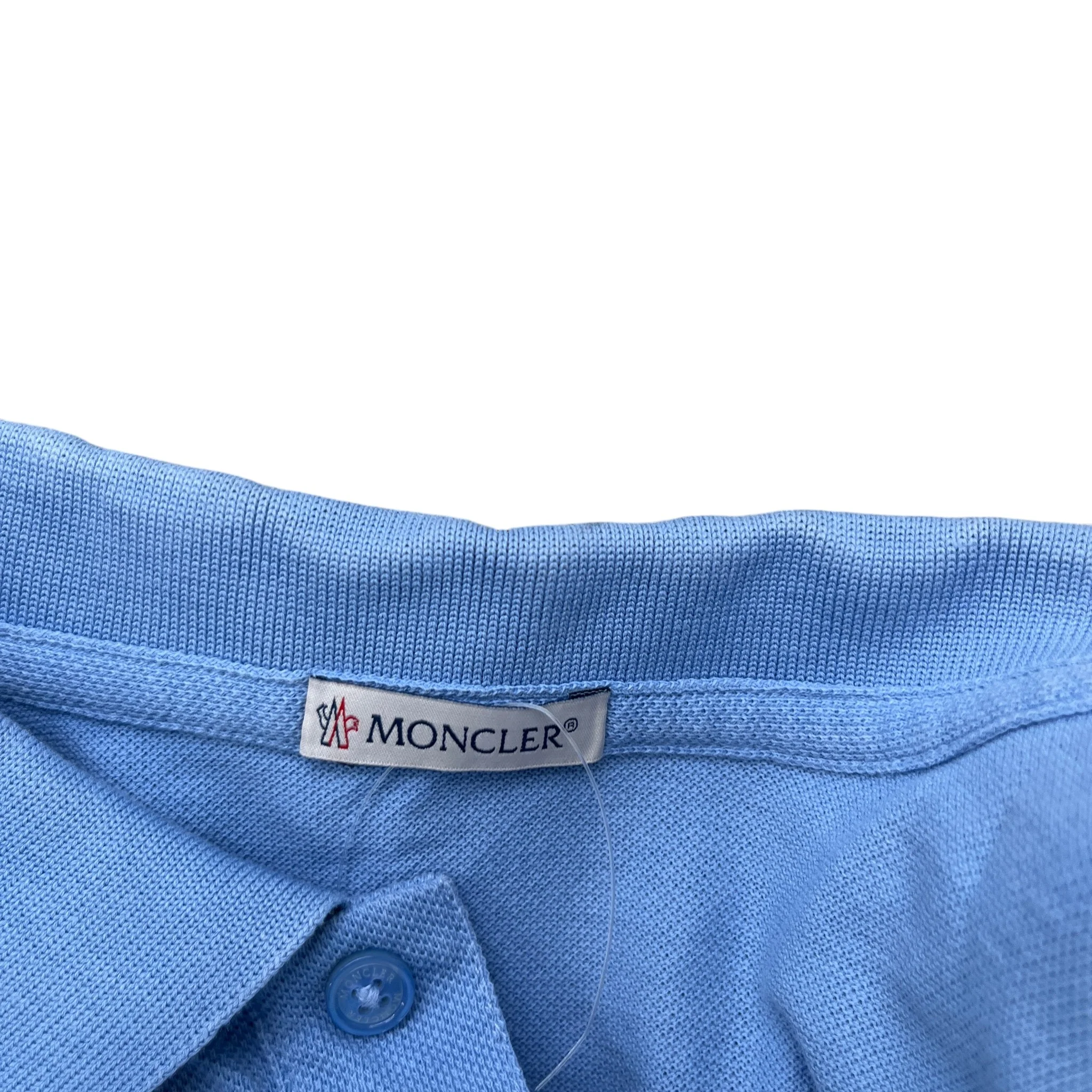 Men's Maglia Polo Shirt Blue Size L - Image 6