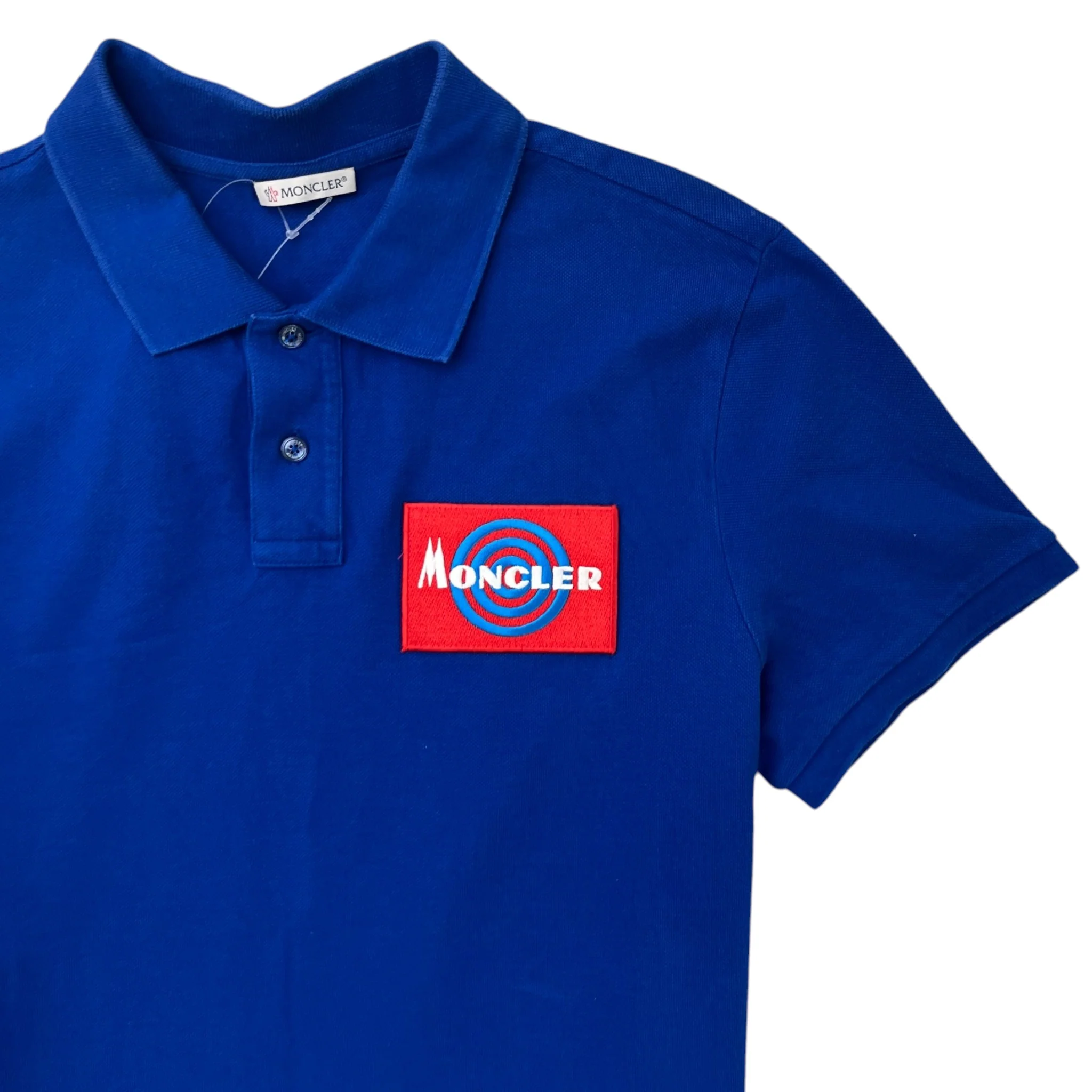Men's Maglia Polo Shirt Blue Size L - Image 5