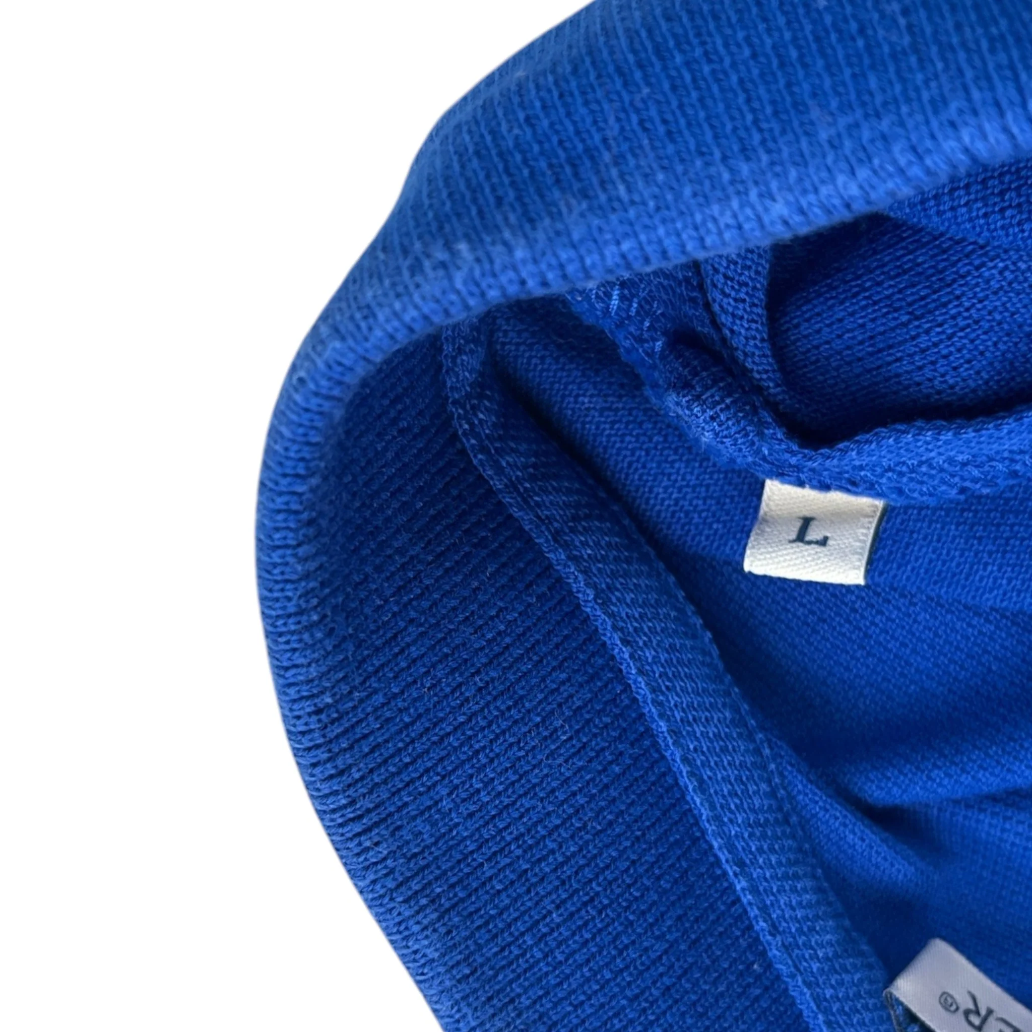 Men's Maglia Polo Shirt Blue Size L - Image 7