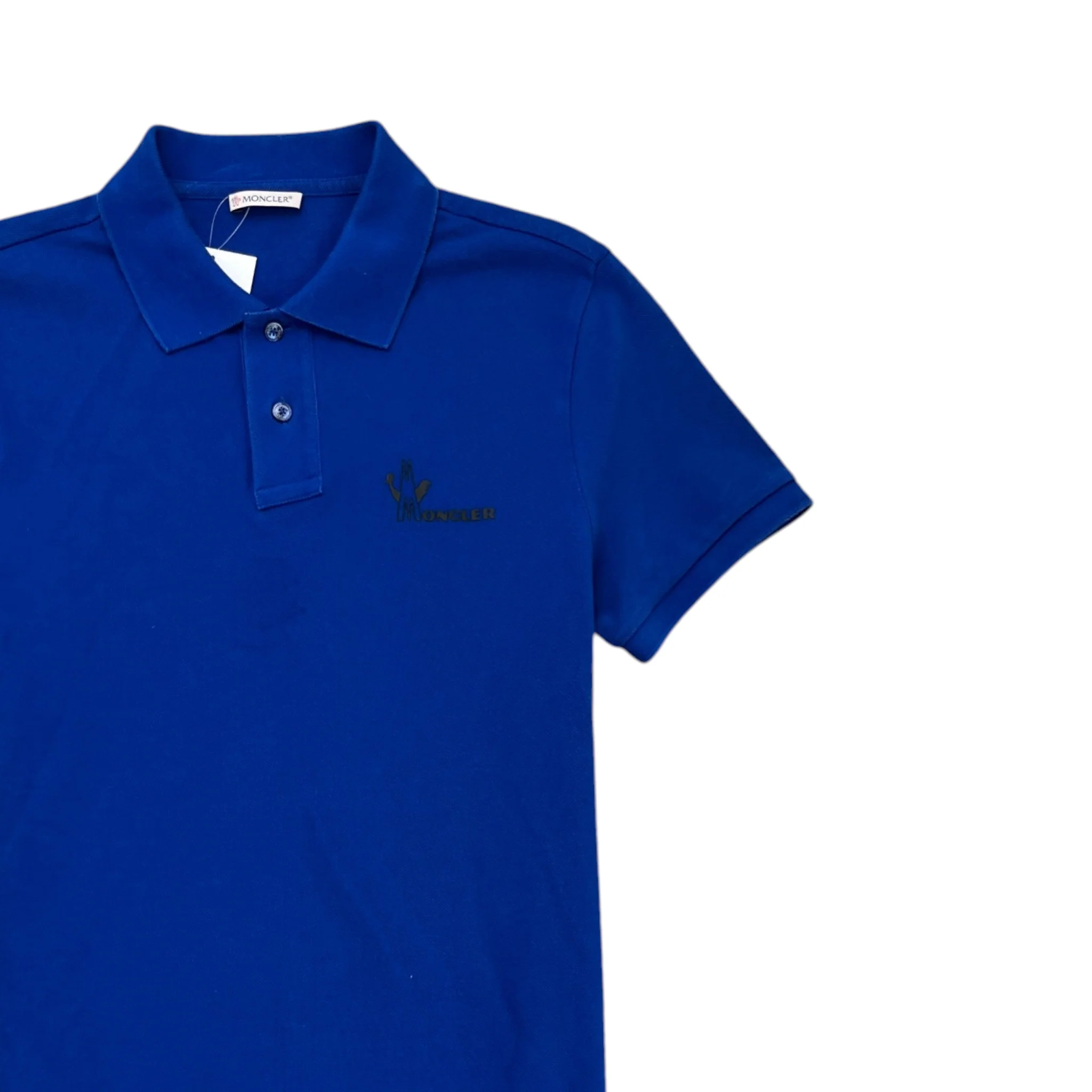 Men's Maglia Polo Shirt Blue Size S - Image 3