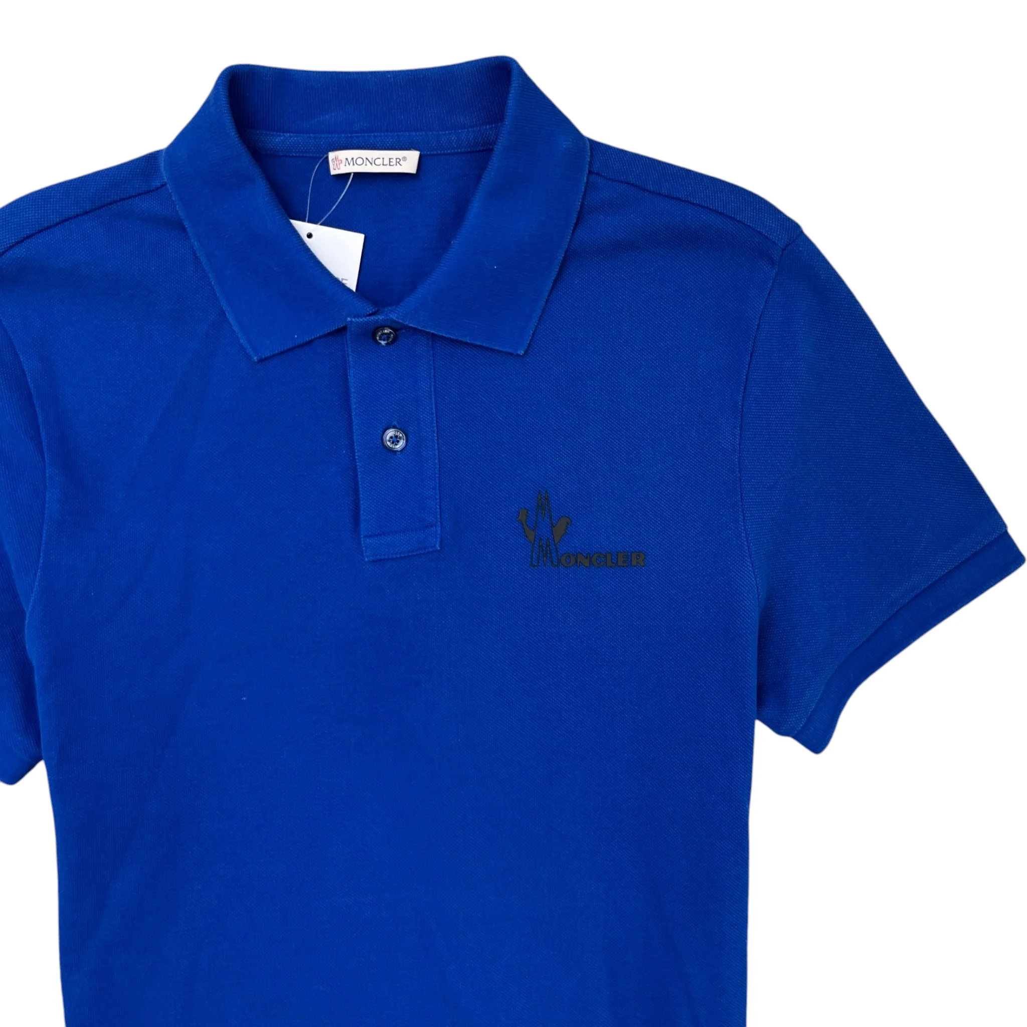 Men's Maglia Polo Shirt Blue Size S - Image 5