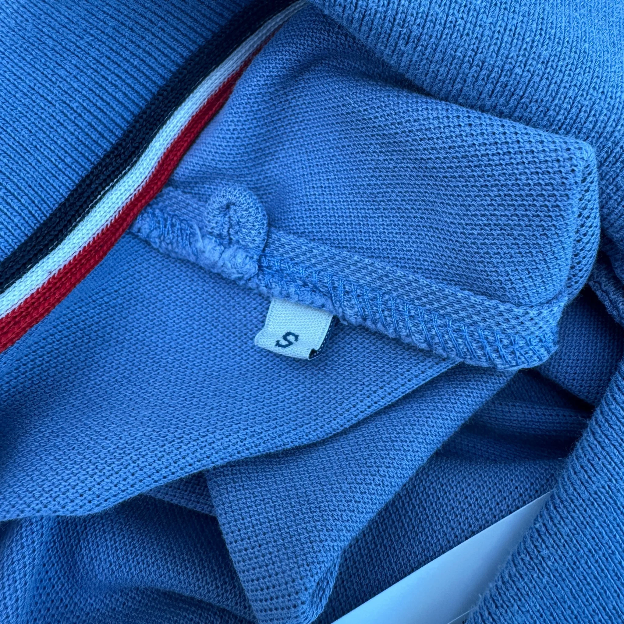 Men's Maglia Polo Shirt Blue Size S - Image 6