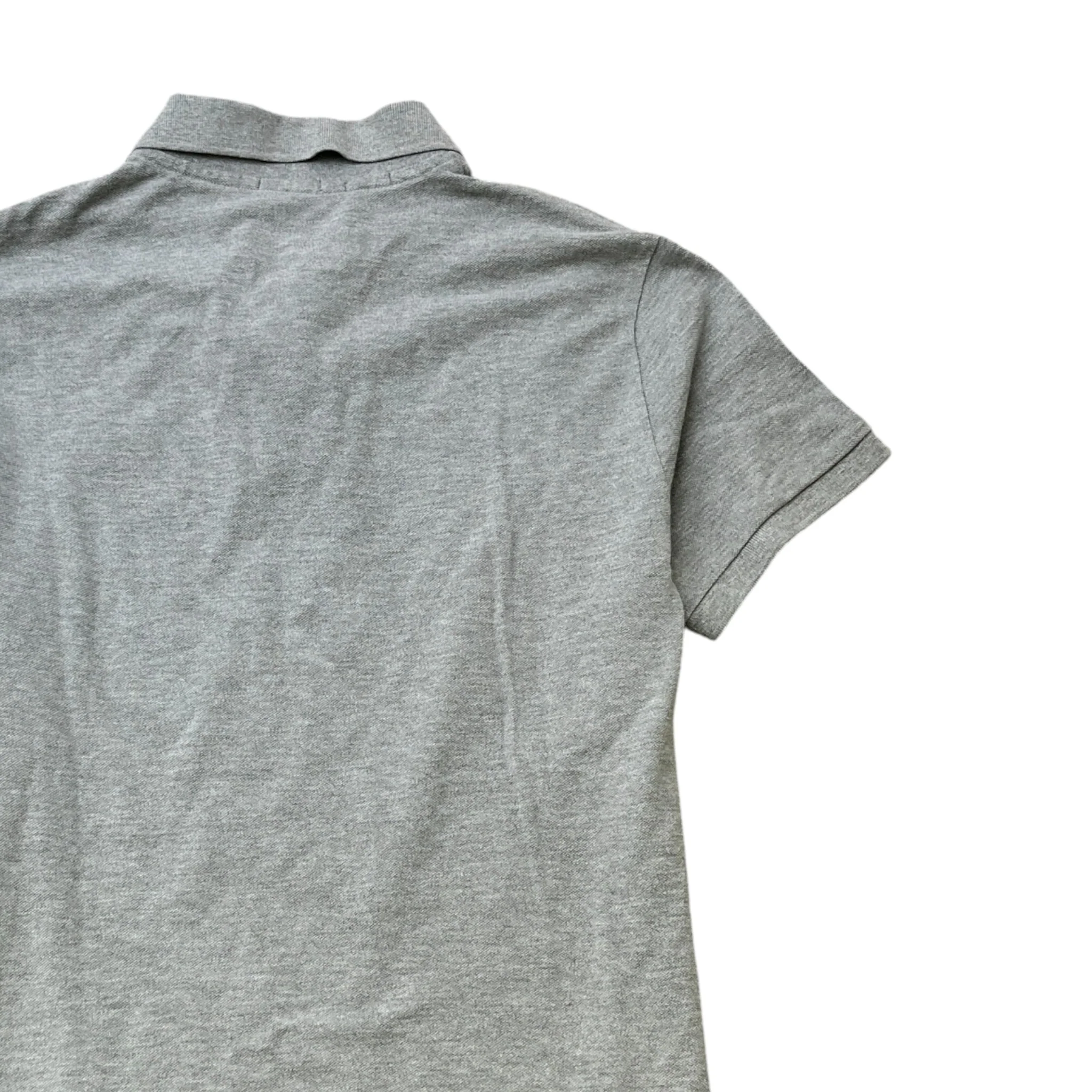 Men's Maglia Polo Shirt Grey Size L - Image 4