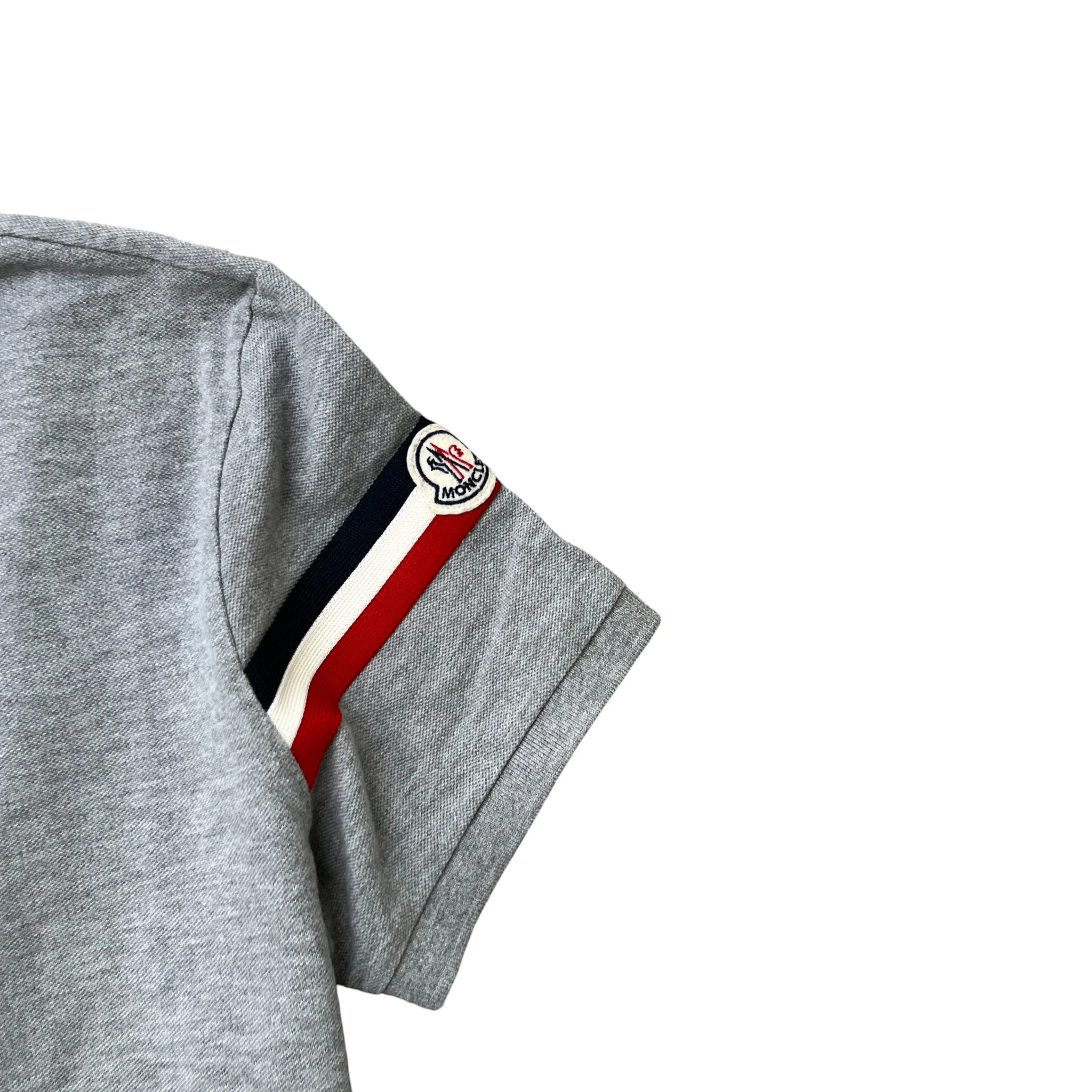 Men's Maglia Polo Shirt Grey Size L - Image 5