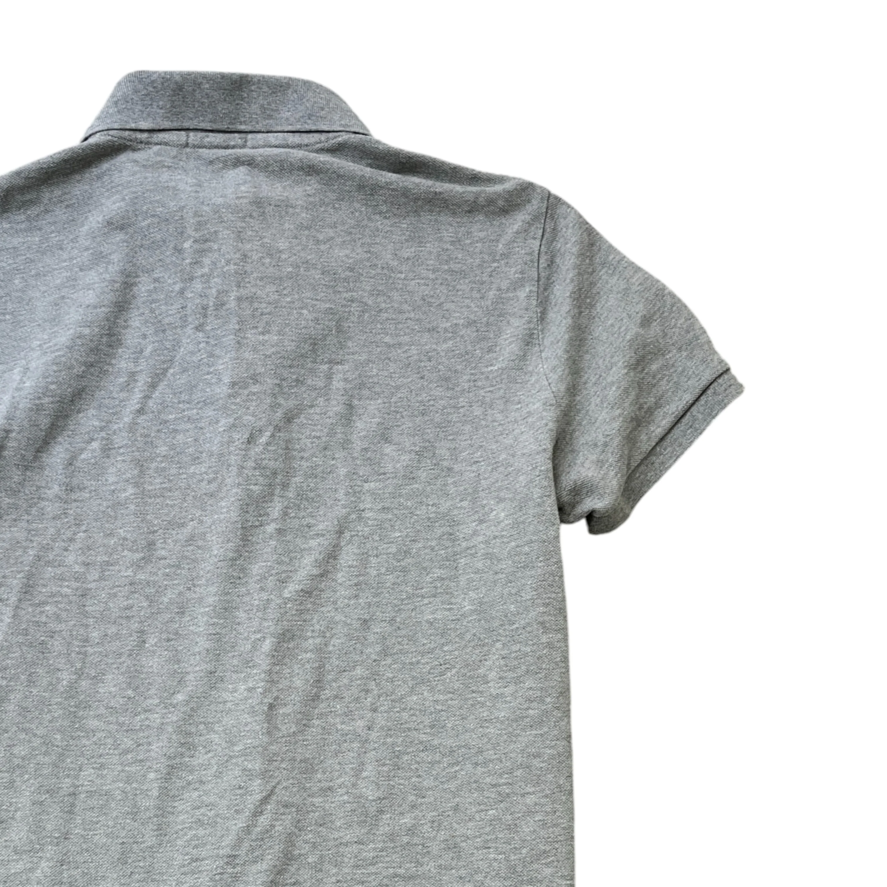 Men's Maglia Polo Shirt Grey Size L - Image 4