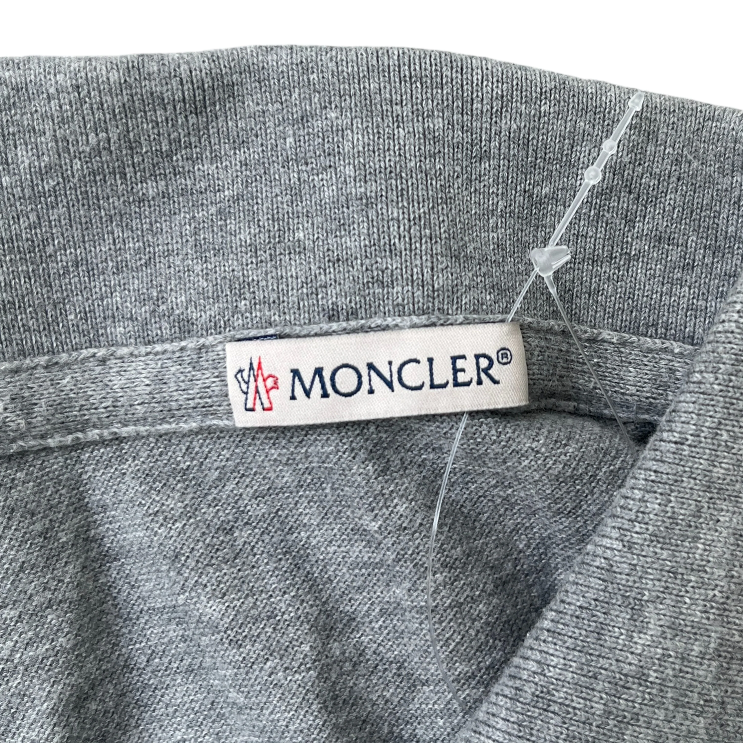 Men's Maglia Polo Shirt Grey Size L - Image 6