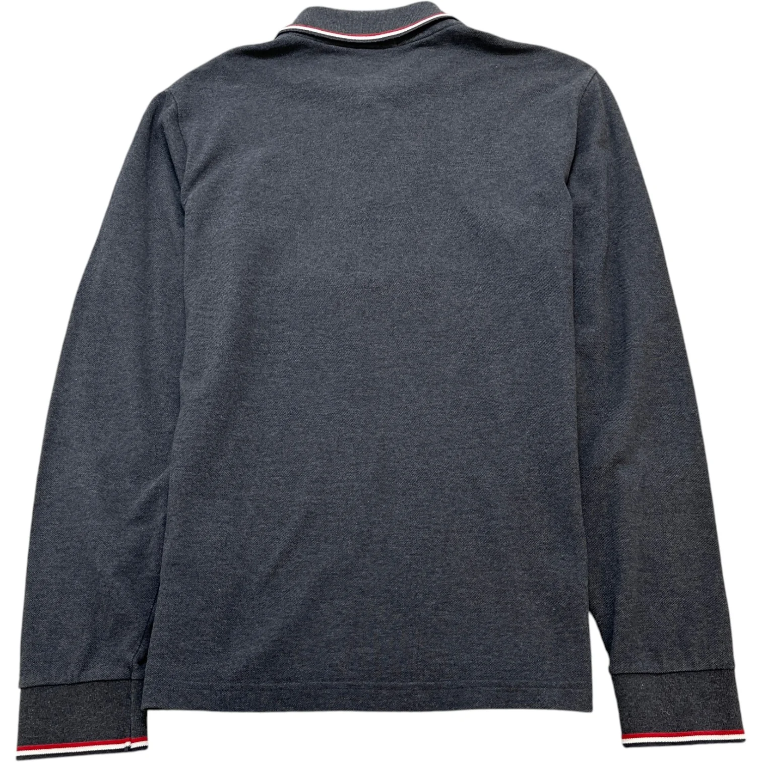 Men's Maglia Polo Shirt Grey Size L - Image 2