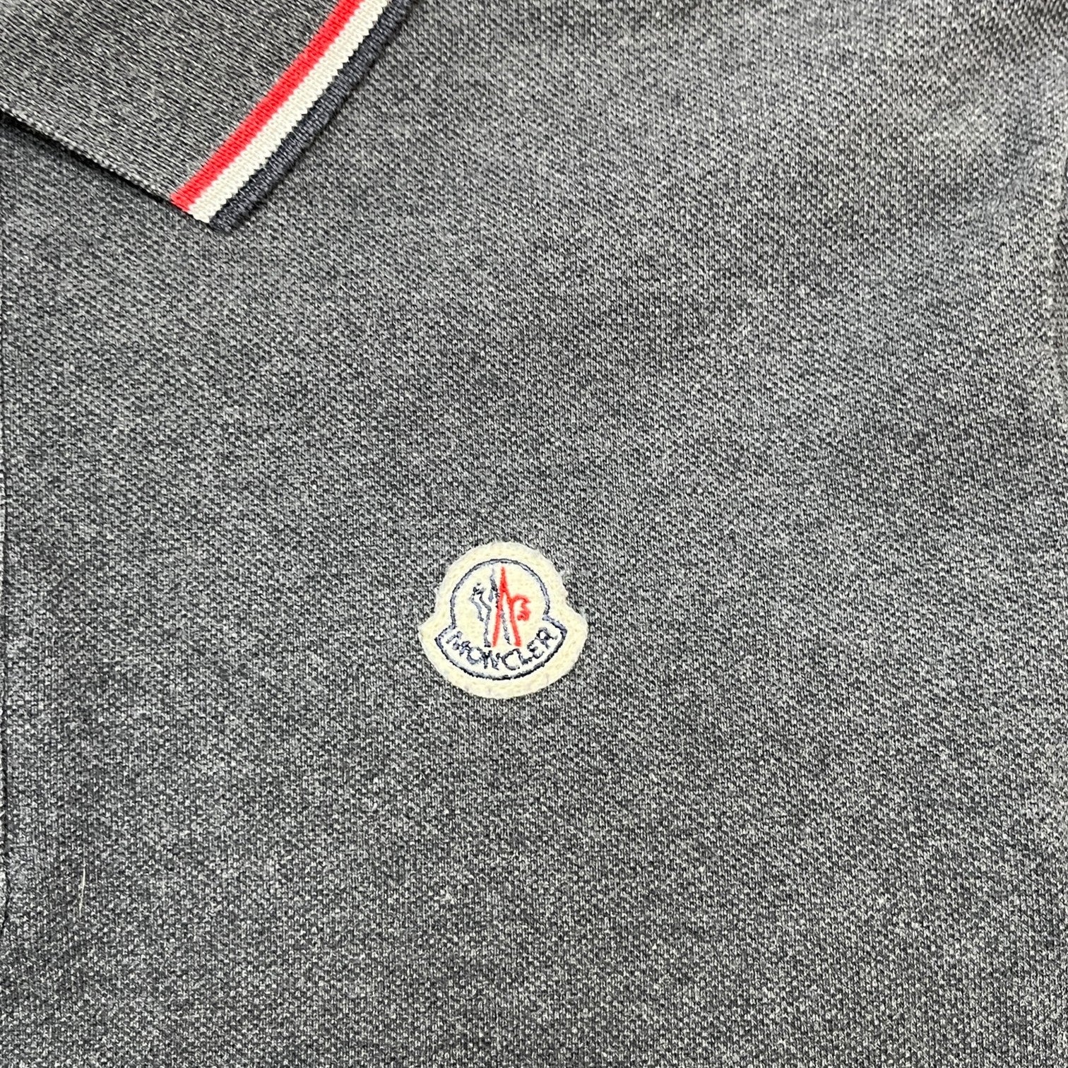 Men's Maglia Polo Shirt Grey Size L - Image 6