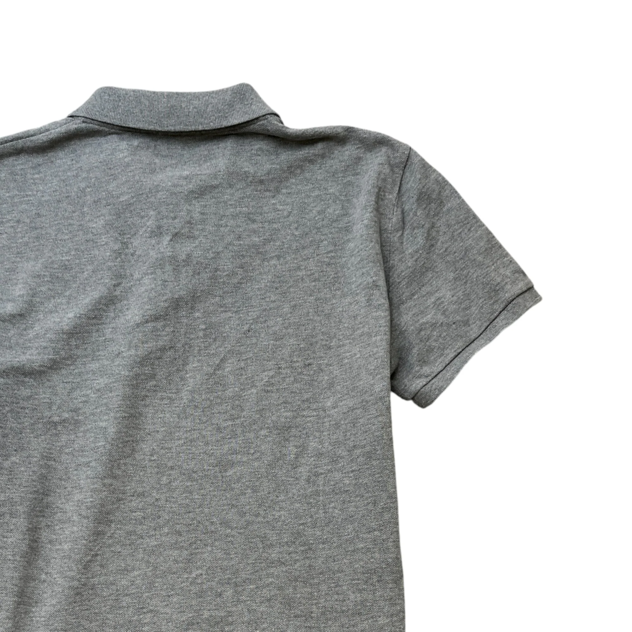 Men's Maglia Polo Shirt Grey Size M - Image 4