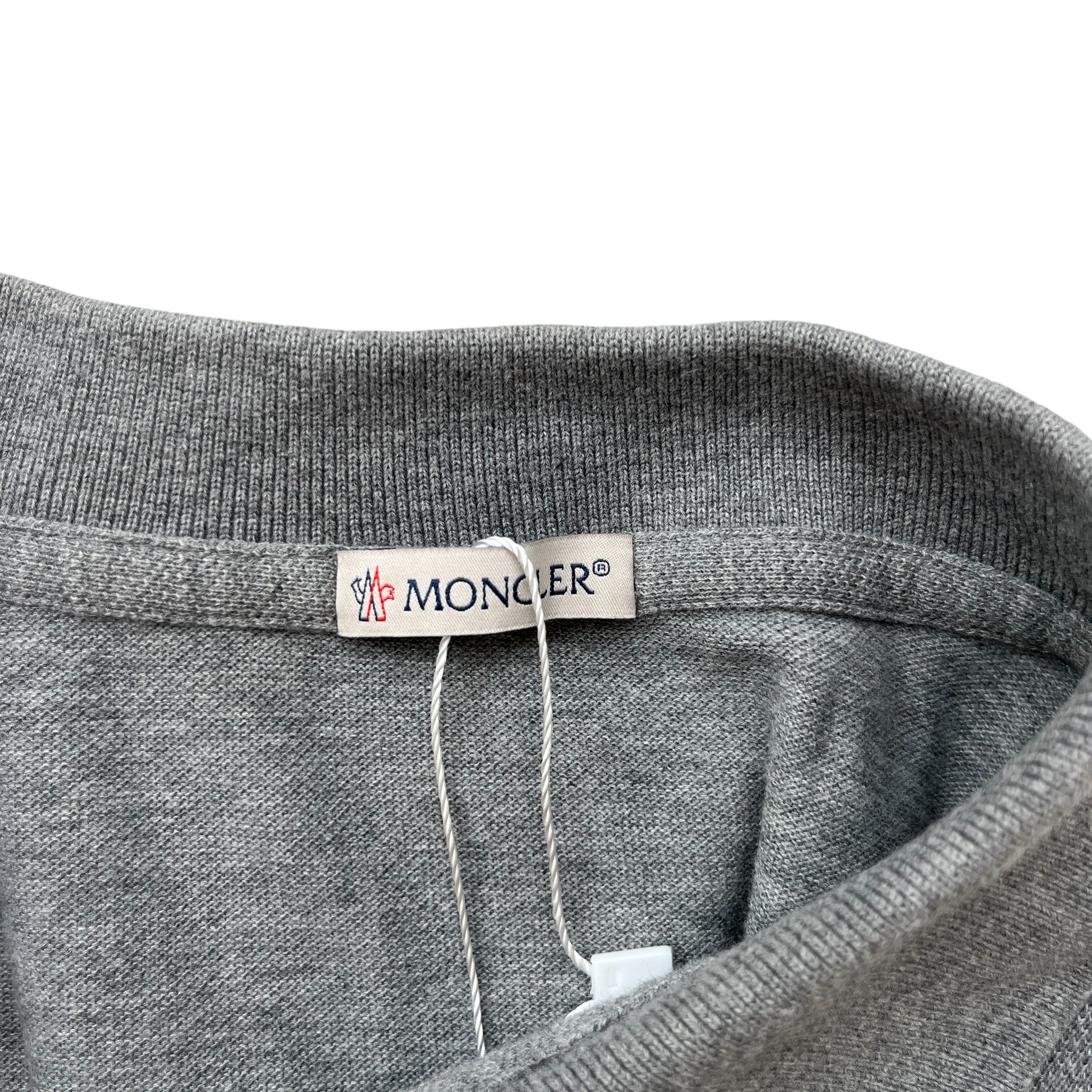 Men's Maglia Polo Shirt Grey Size M - Image 6