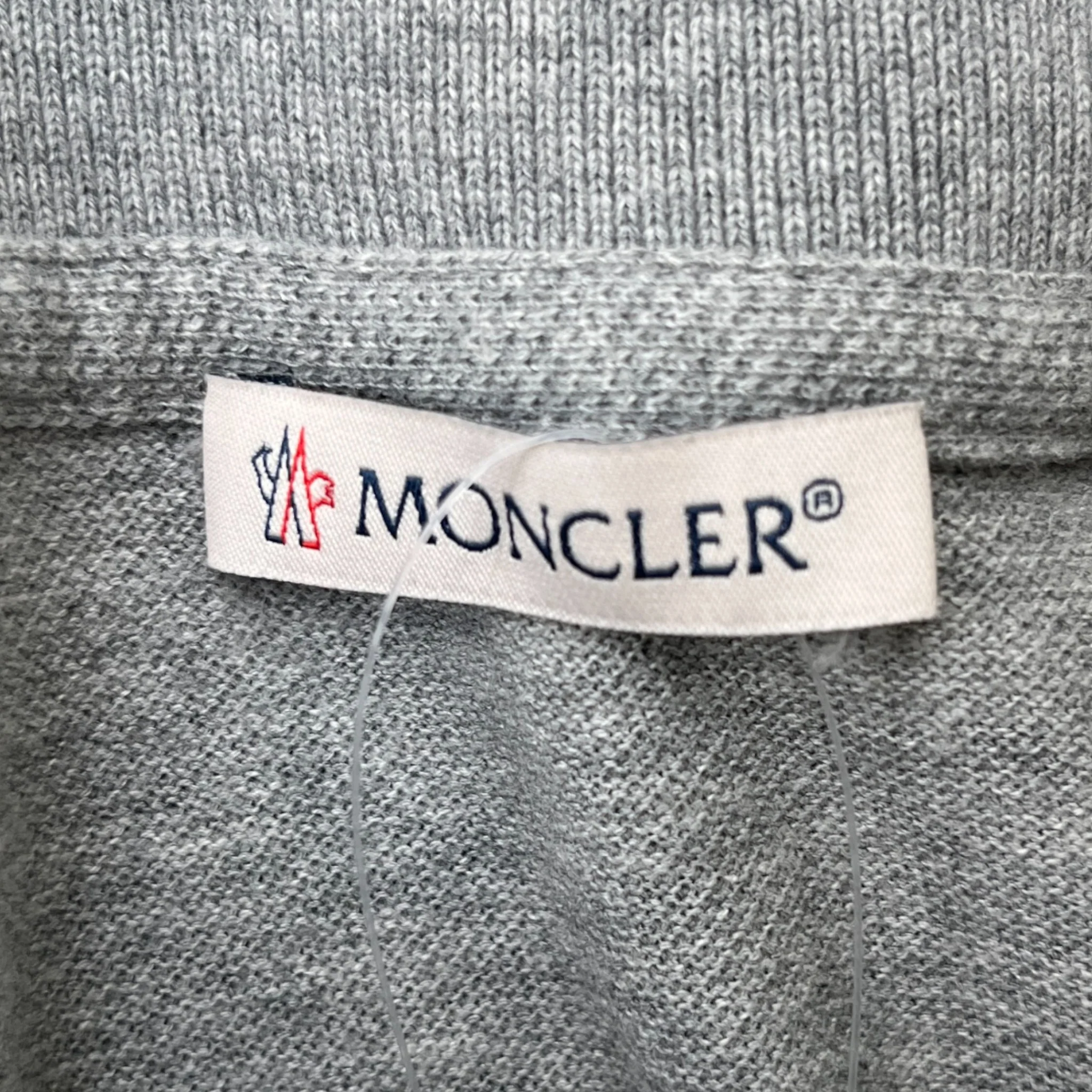Men's Maglia Polo Shirt Grey Size M - Image 6