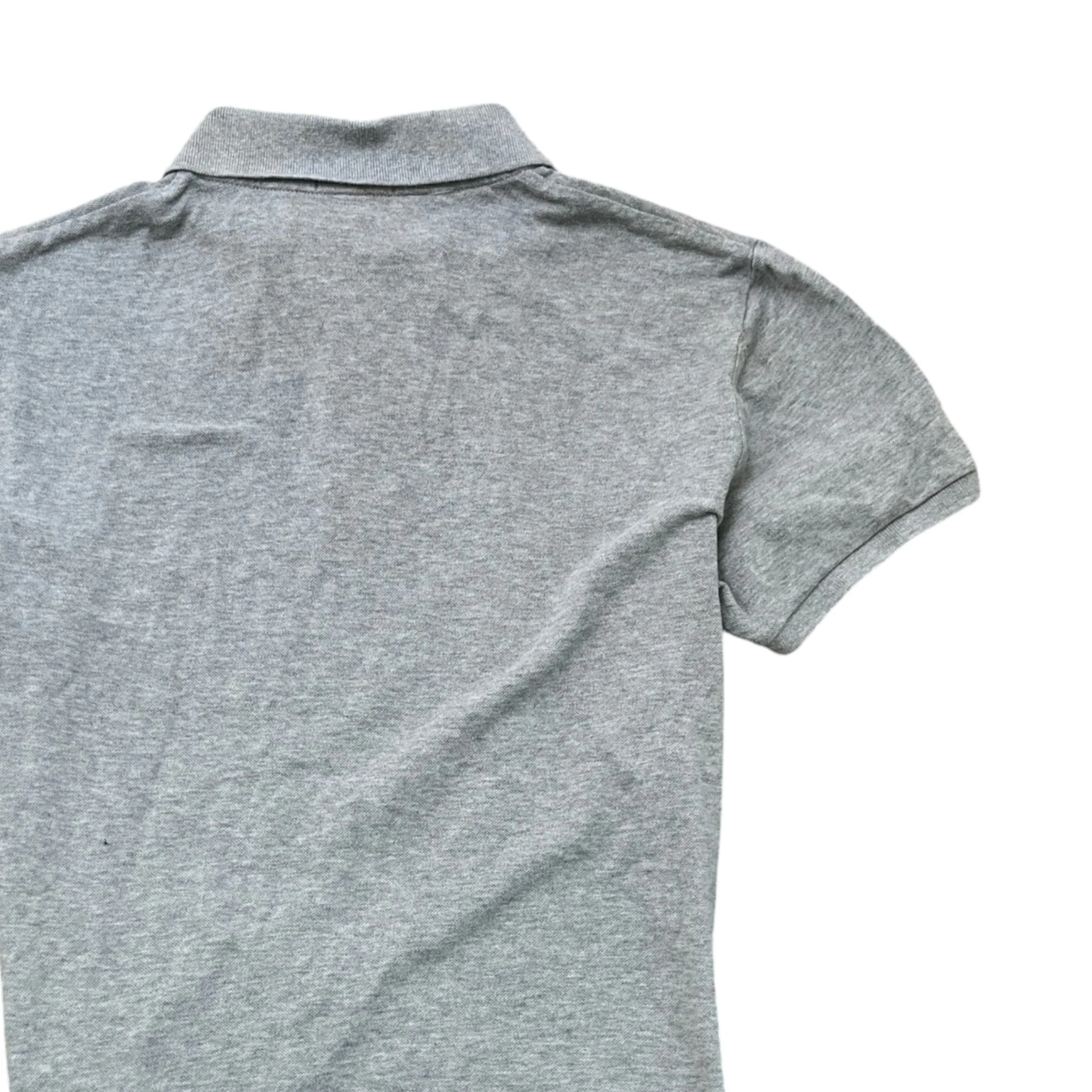Men's Maglia Polo Shirt Grey Size M - Image 4