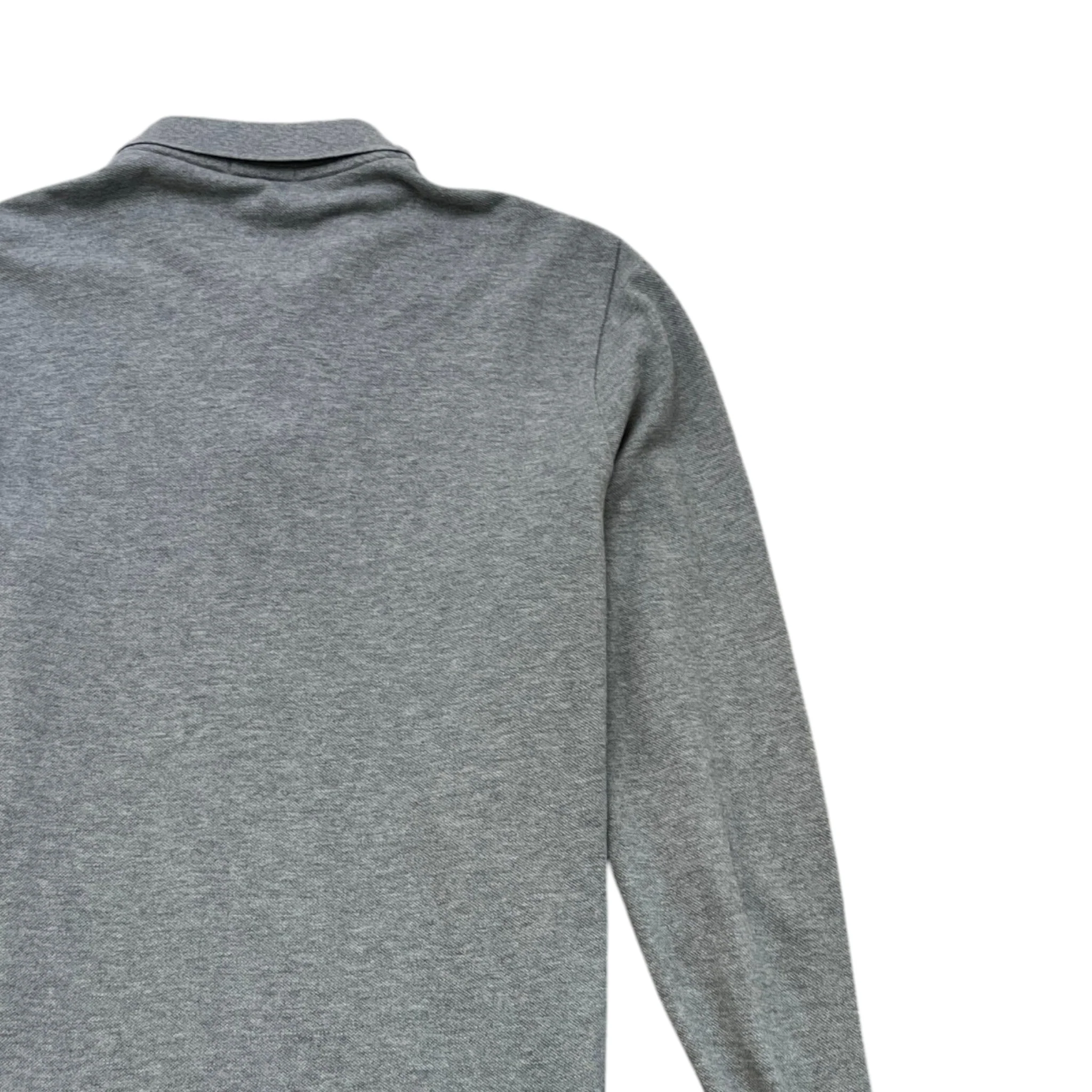 Men's Maglia Polo Shirt Grey Size M - Image 4