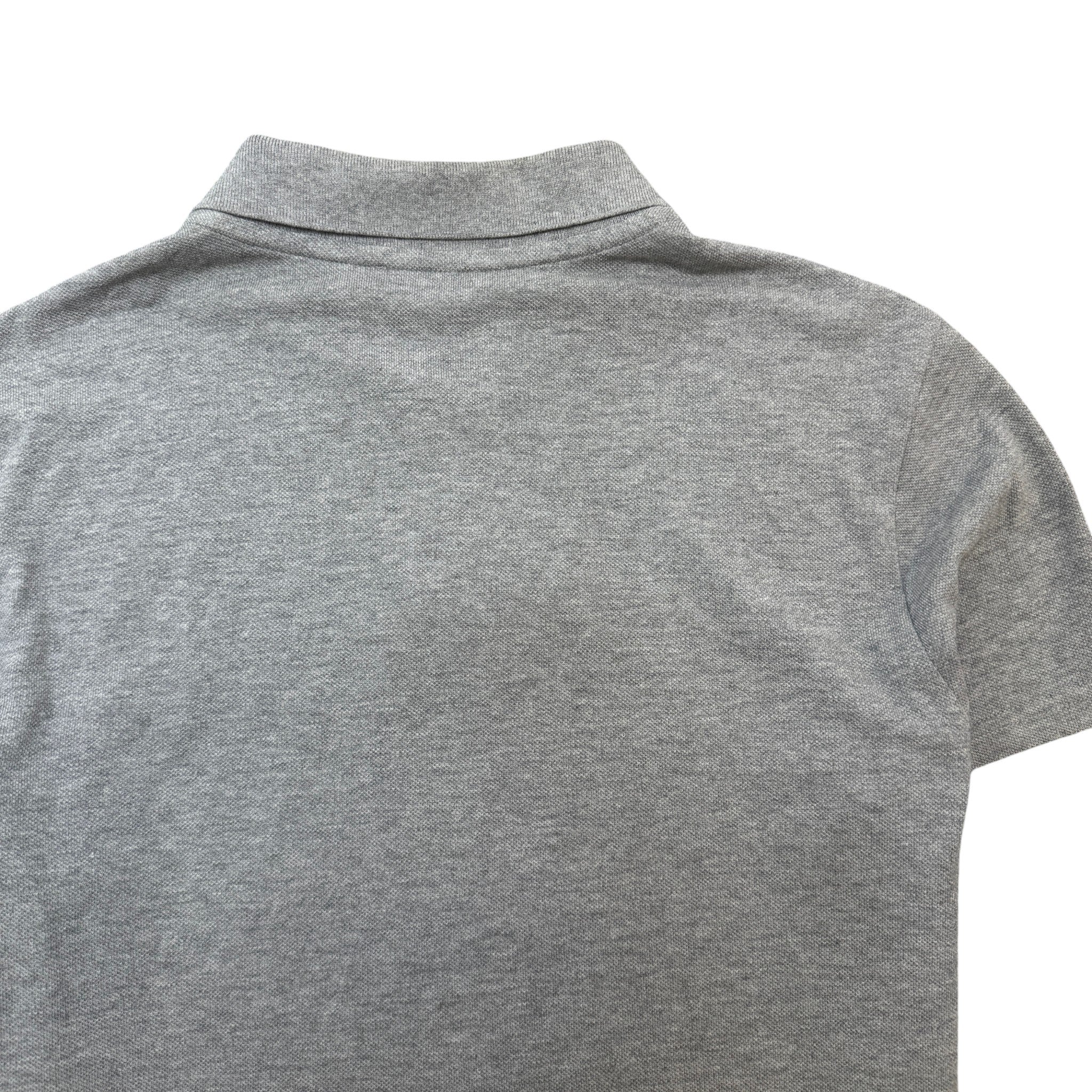 Men's Maglia Polo Shirt Grey Size M - Image 4