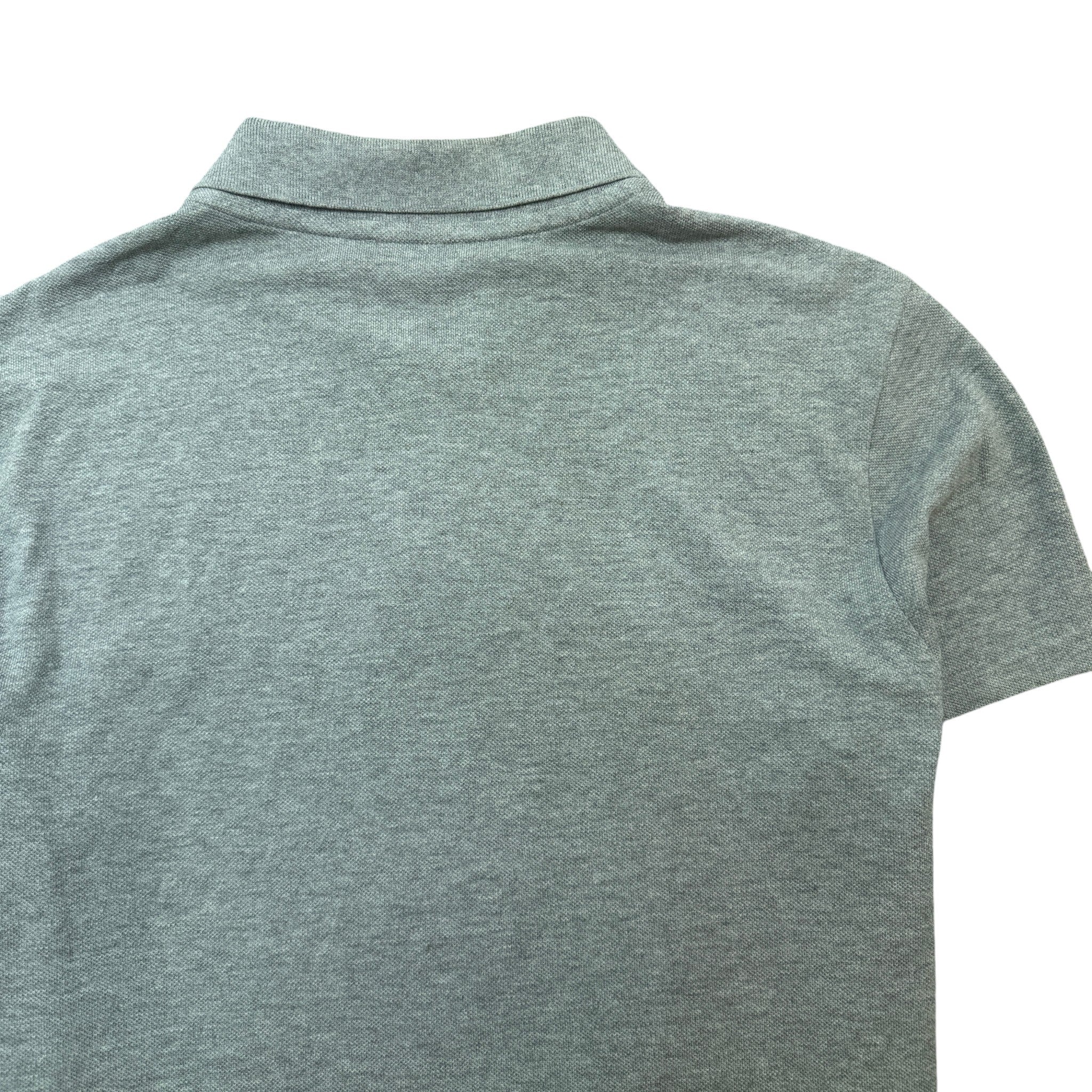 Men's Maglia Polo Shirt Grey Size M - Image 5