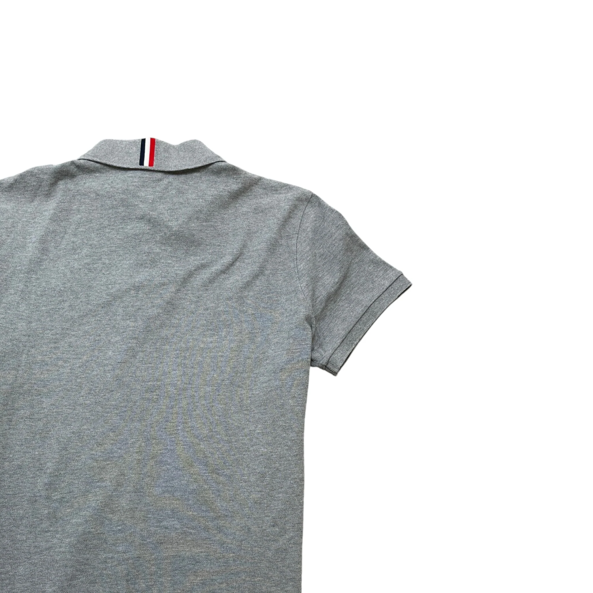 Men's Maglia Polo Shirt Grey Size M - Image 4