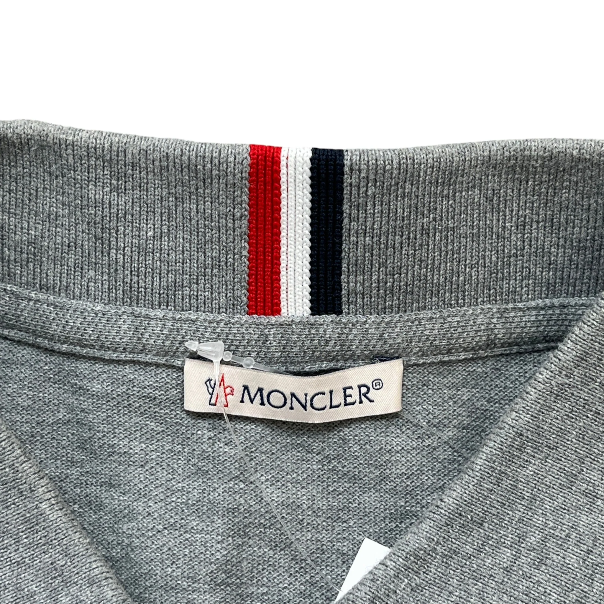 Men's Maglia Polo Shirt Grey Size M - Image 5
