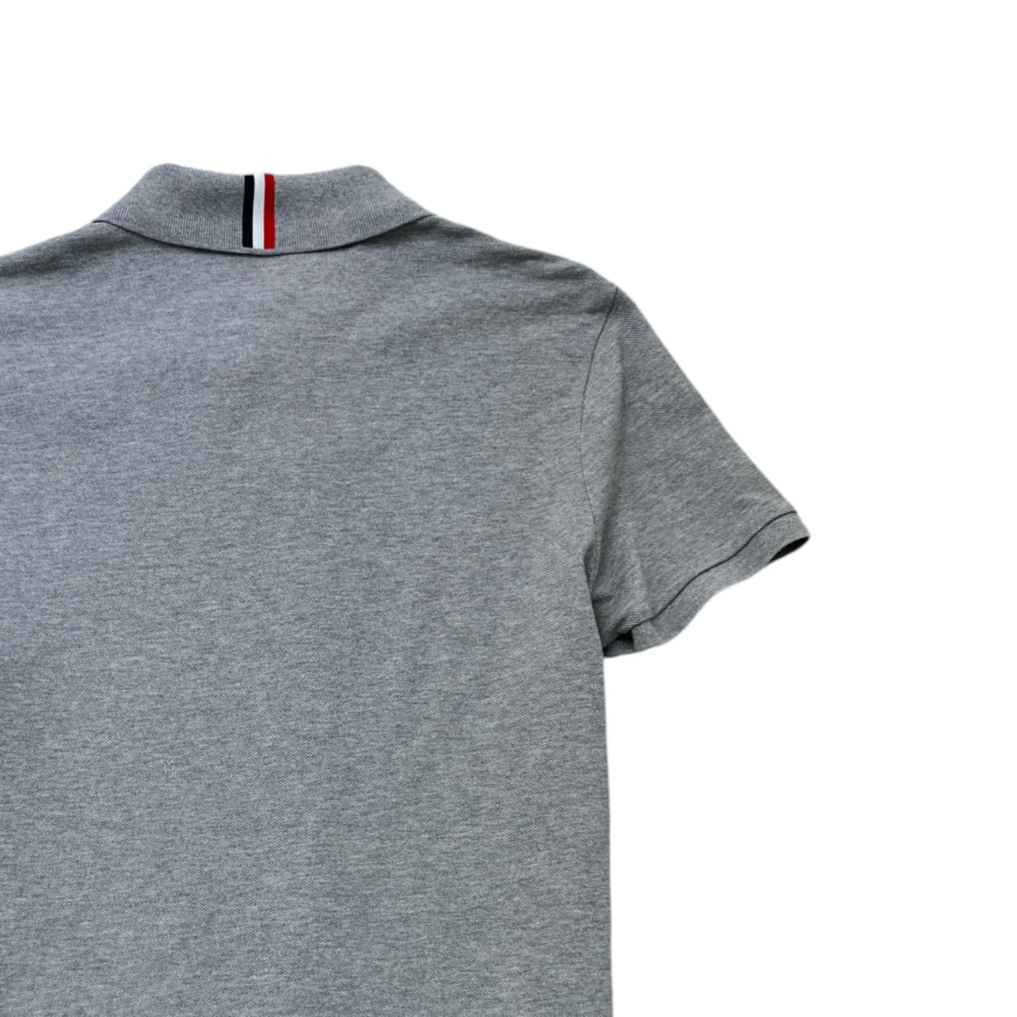 Men's Maglia Polo Shirt Grey Size S - Image 4