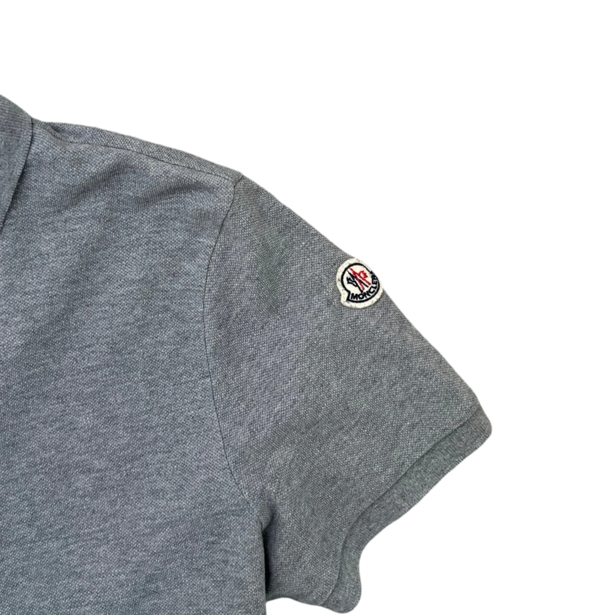 Men's Maglia Polo Shirt Grey Size S - Image 5