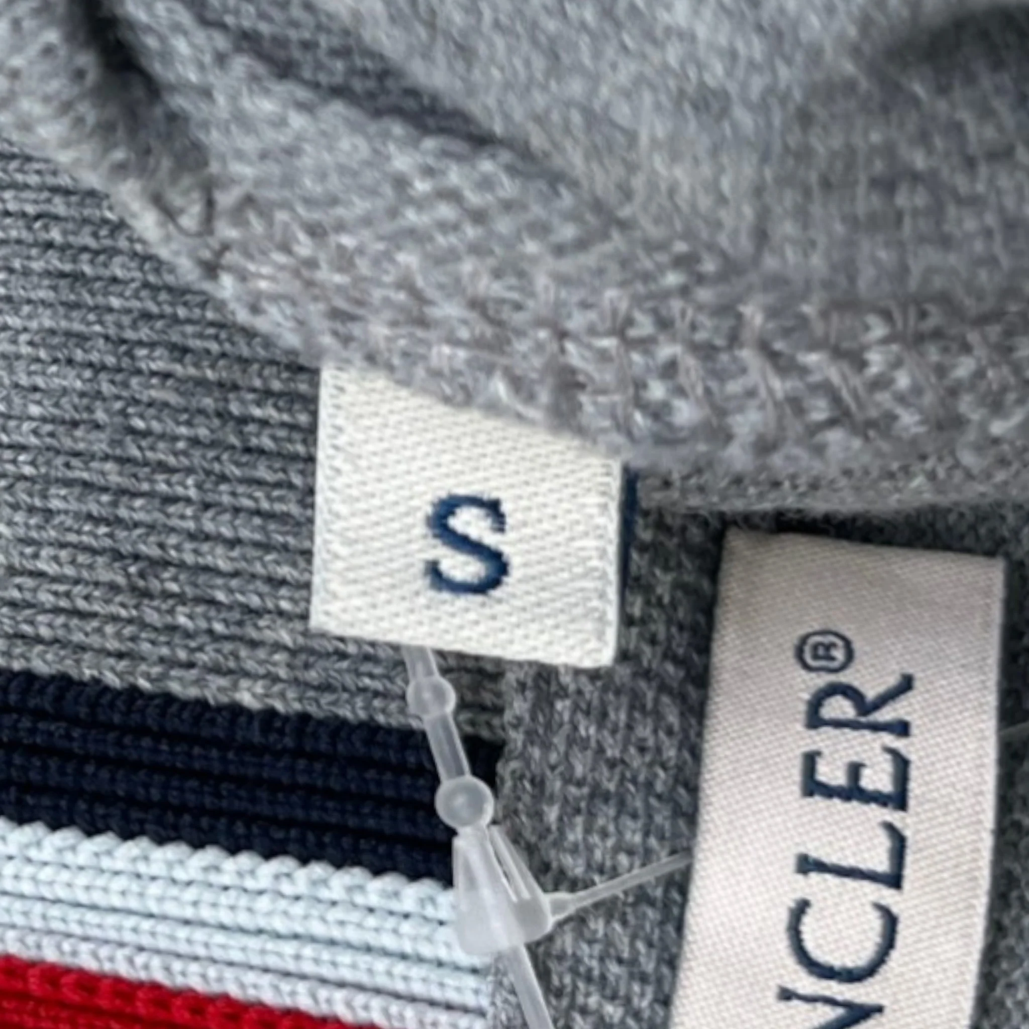 Men's Maglia Polo Shirt Grey Size S - Image 6