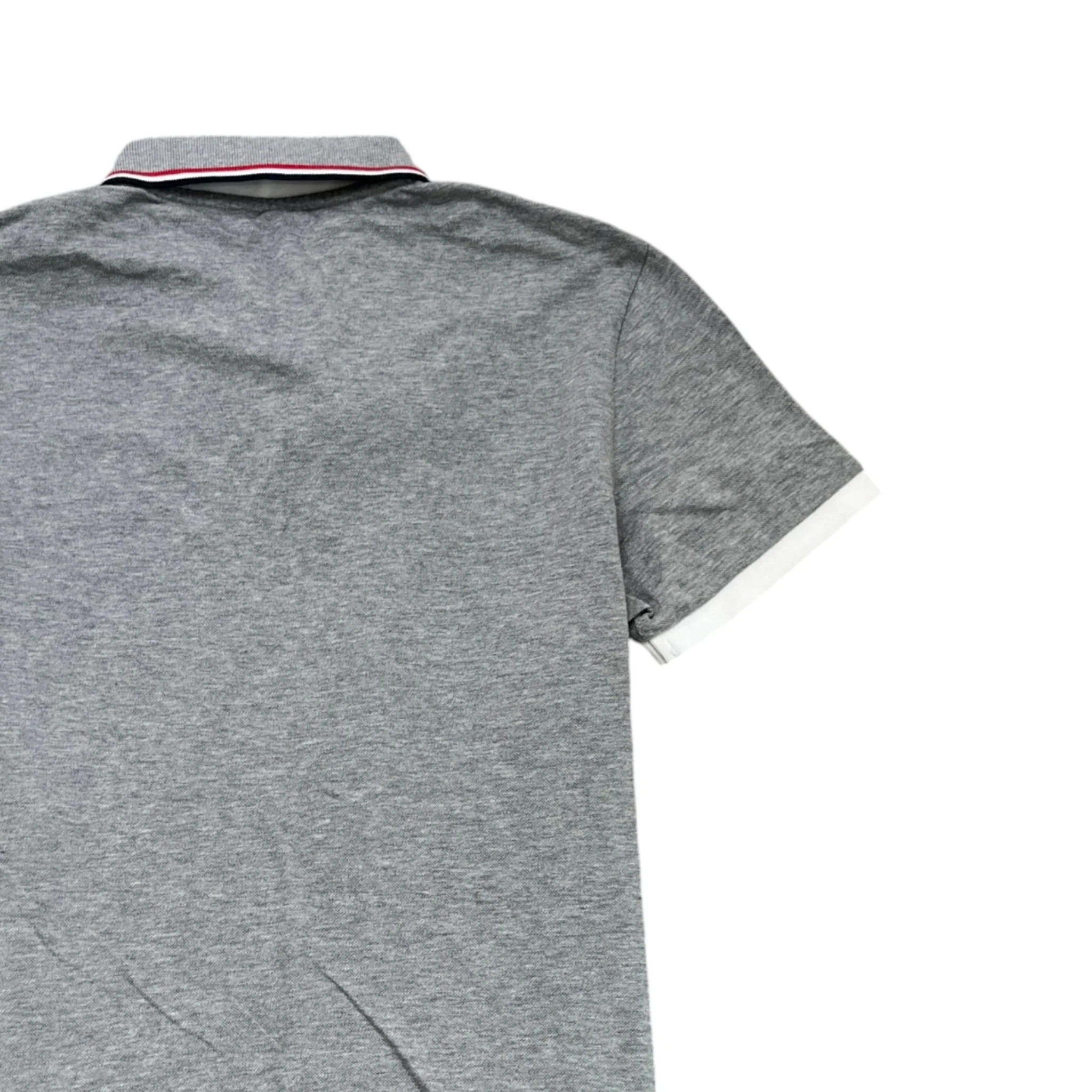 Men's Maglia Polo Shirt Grey Size S - Image 4