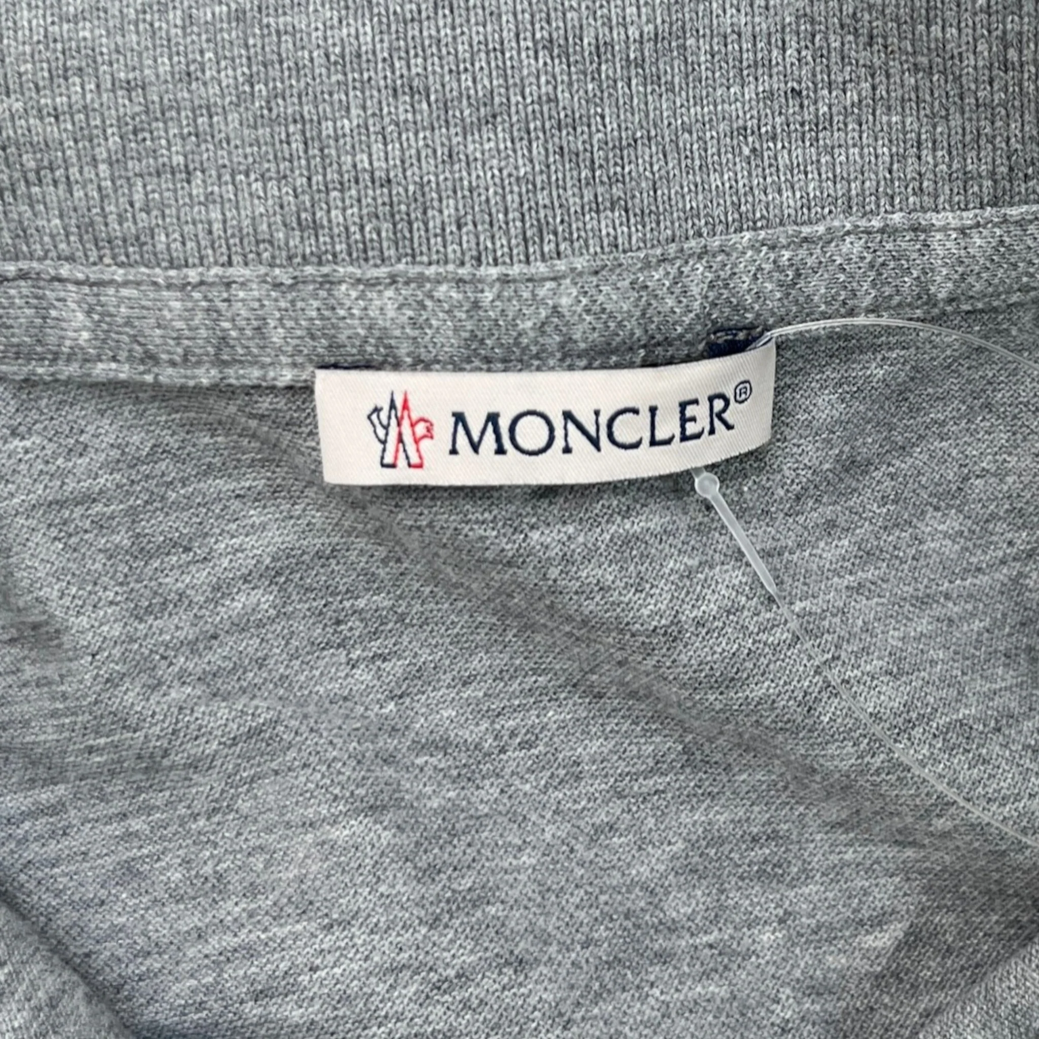 Men's Maglia Polo Shirt Grey Size S - Image 7