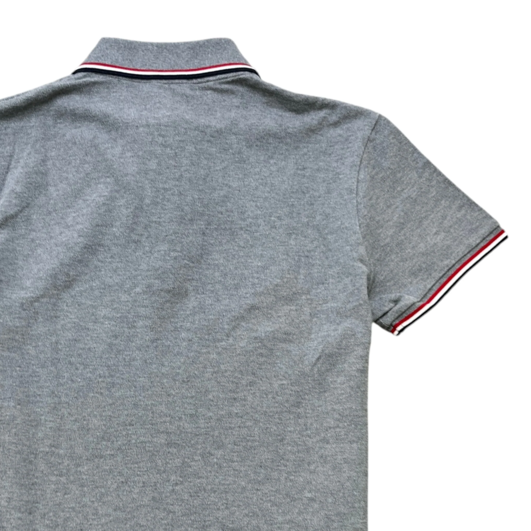 Men's Maglia Polo Shirt Grey Size S - Image 4