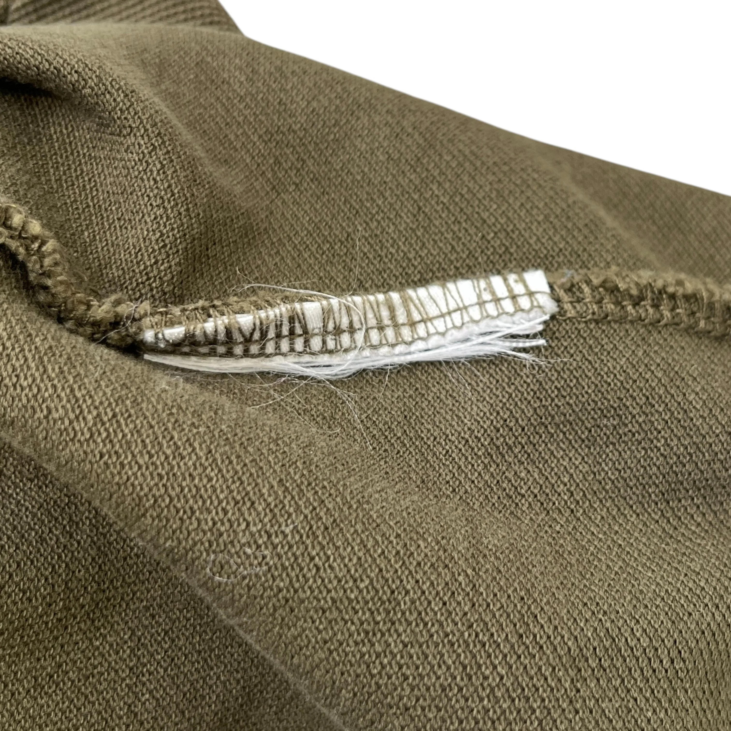 Men's Maglia Polo Shirt Khaki Size L - Image 8