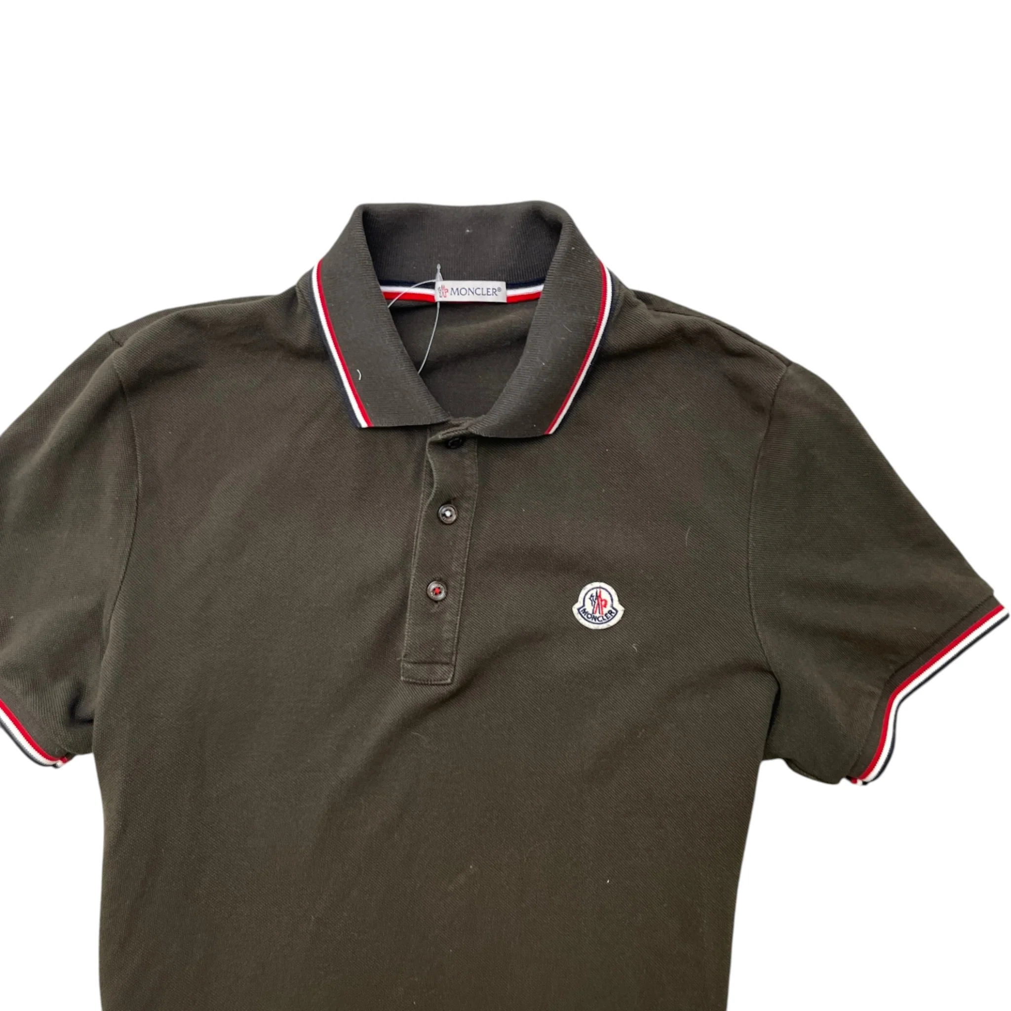 Men's Maglia Polo Shirt Khaki Size S - Image 5