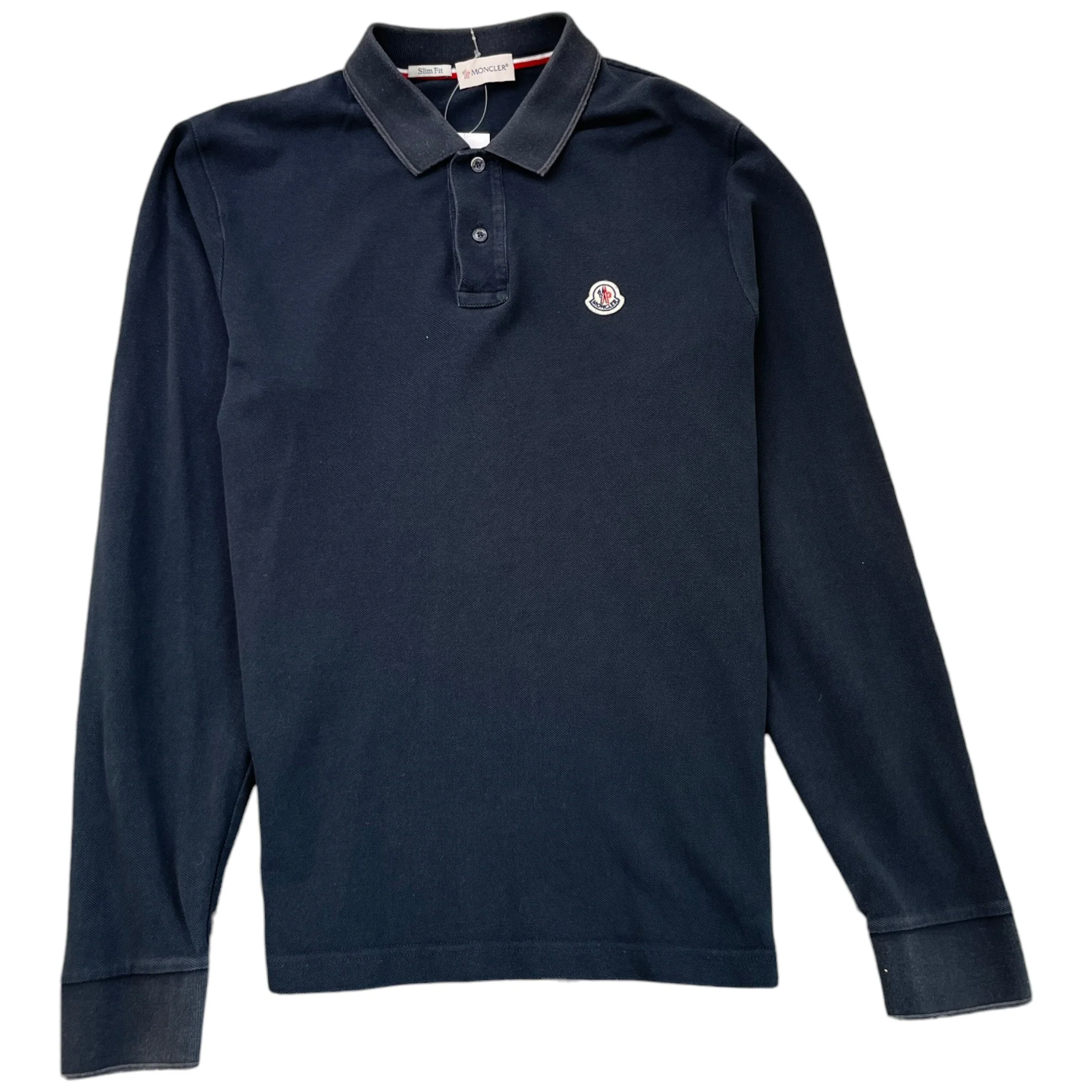 Men's Maglia Polo Shirt Navy Size L