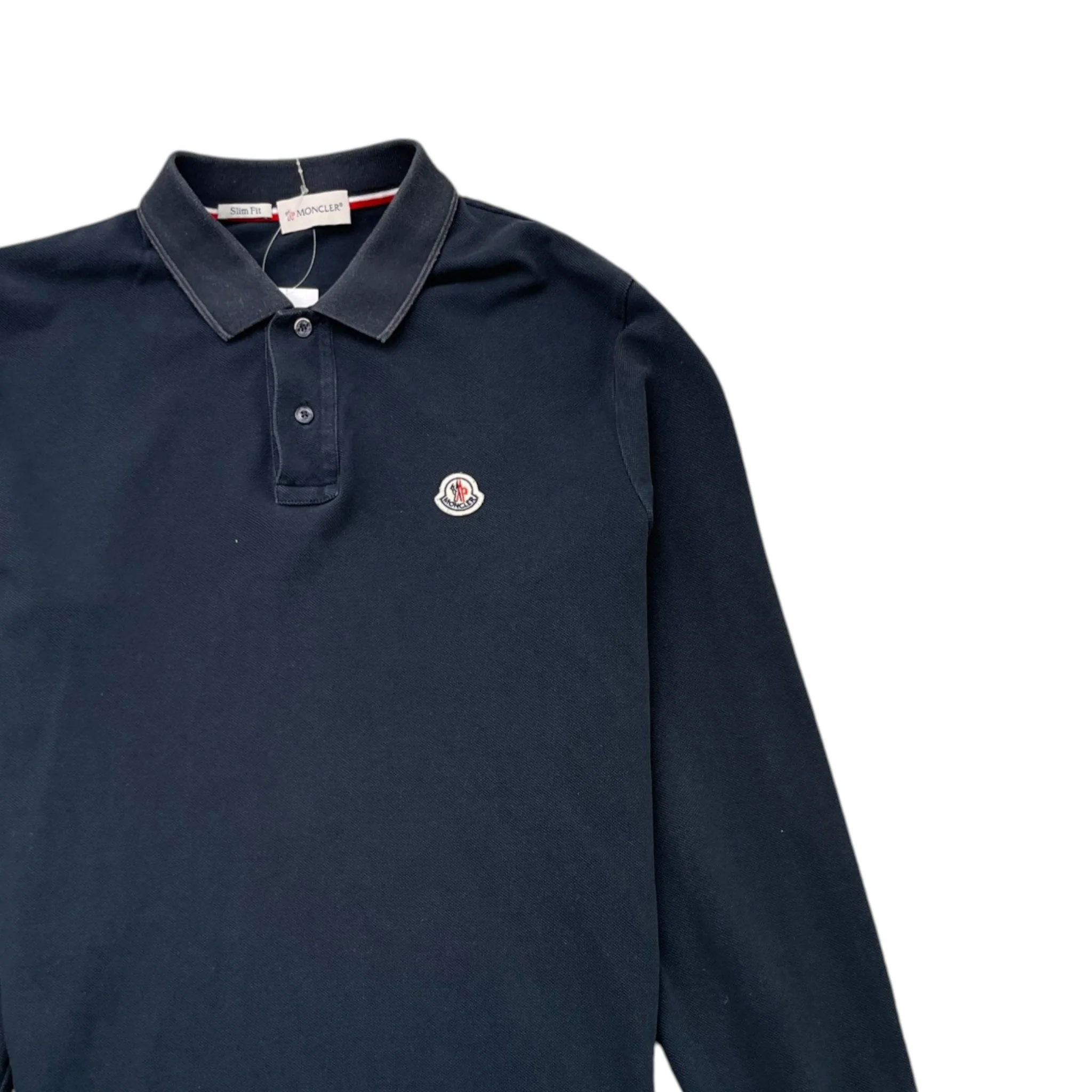 Men's Maglia Polo Shirt Navy Size L - Image 3
