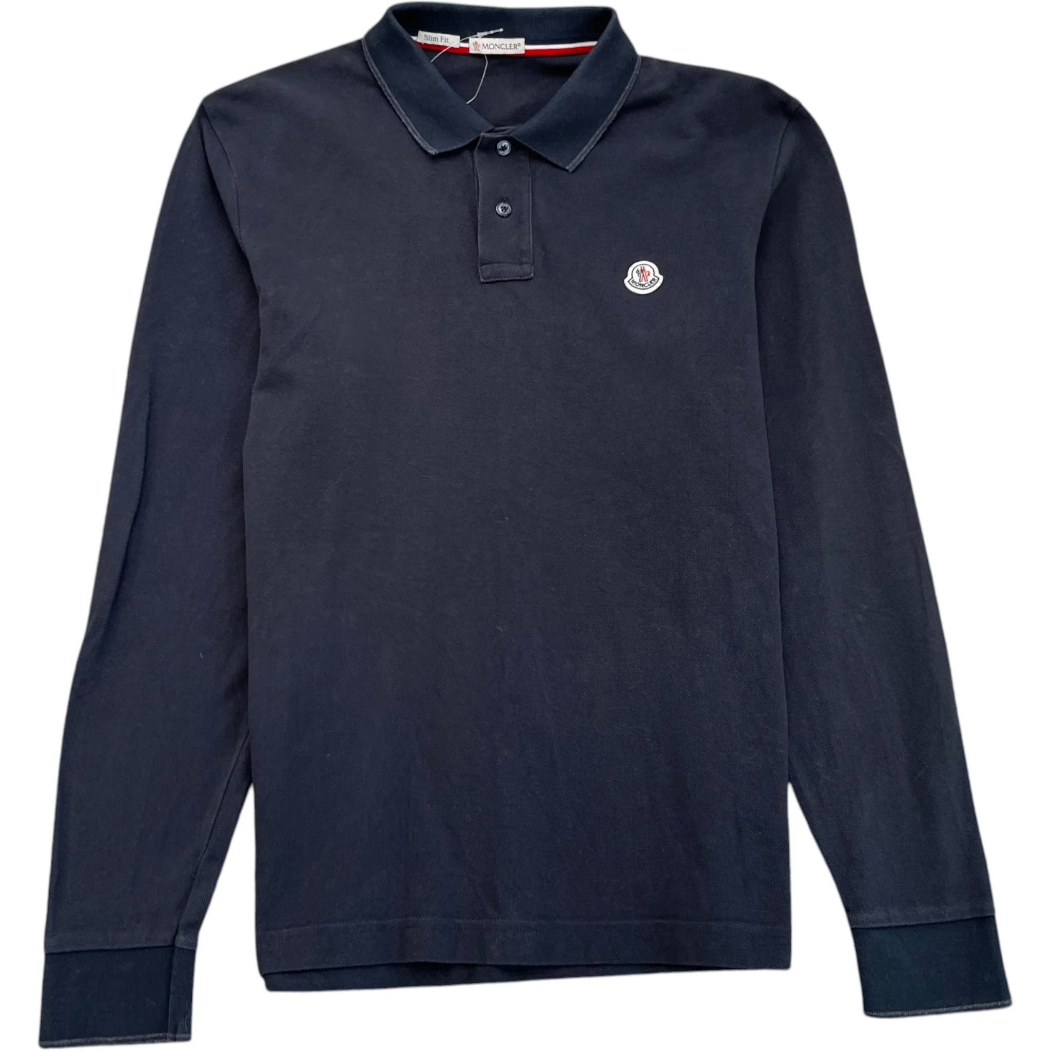 Men's Maglia Polo Shirt Navy Size L