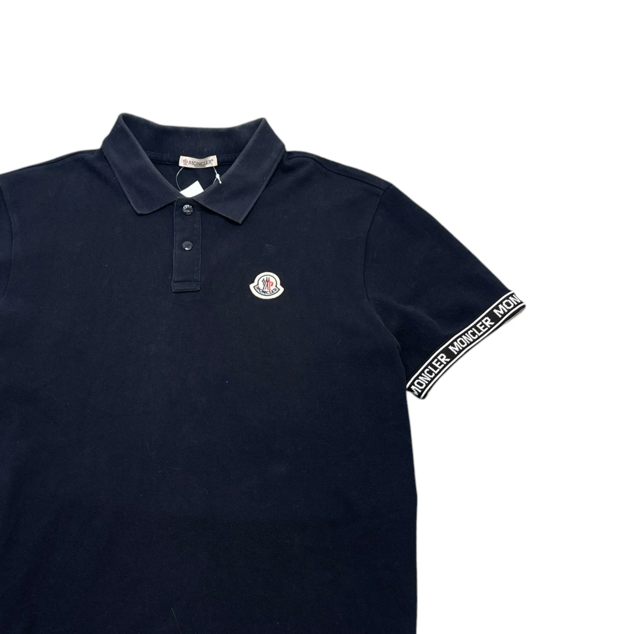 Men's Maglia Polo Shirt Navy Size L - Image 3