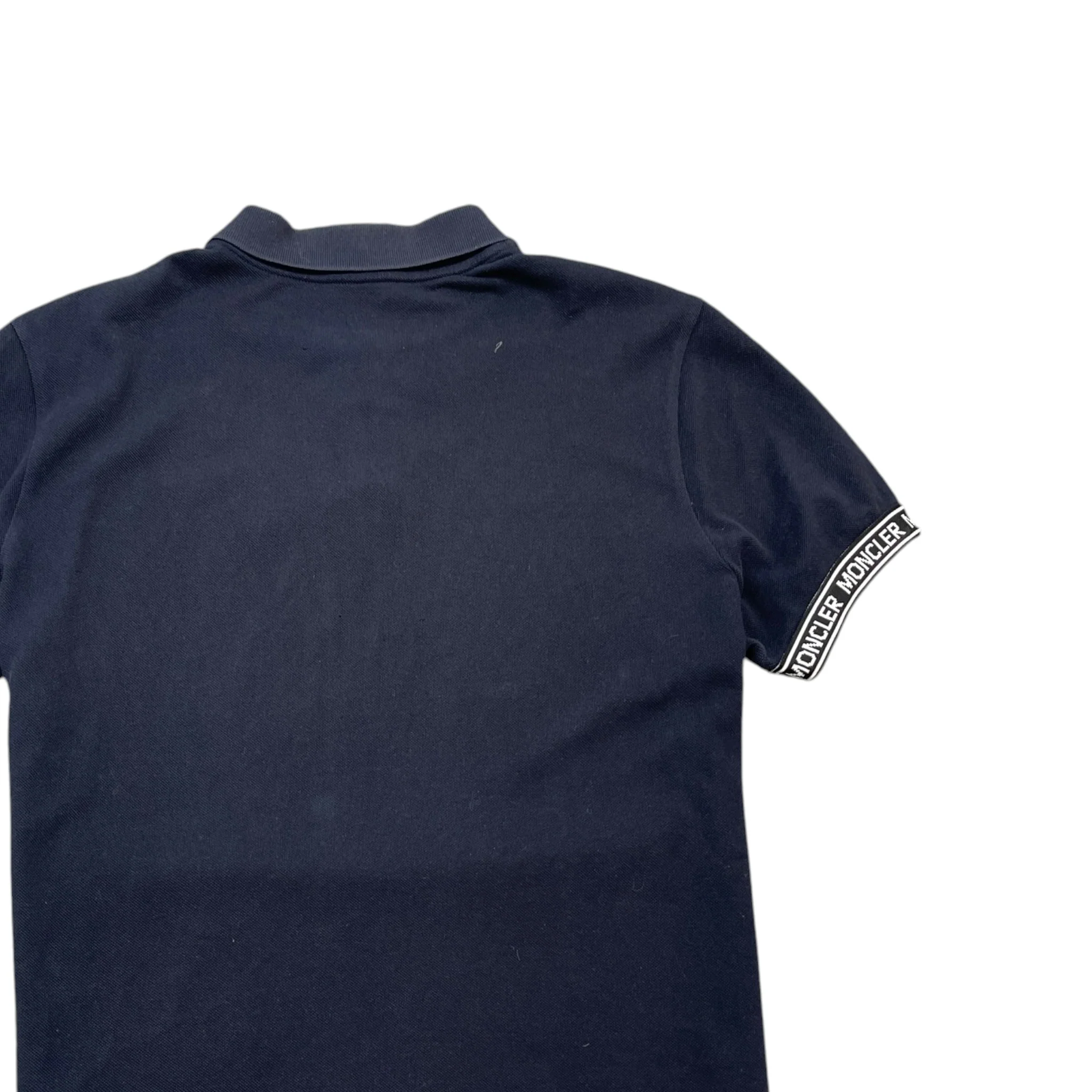 Men's Maglia Polo Shirt Navy Size L - Image 4