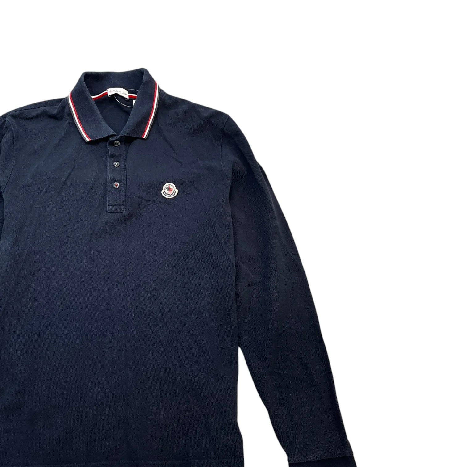Men's Maglia Polo Shirt Navy Size L - Image 3