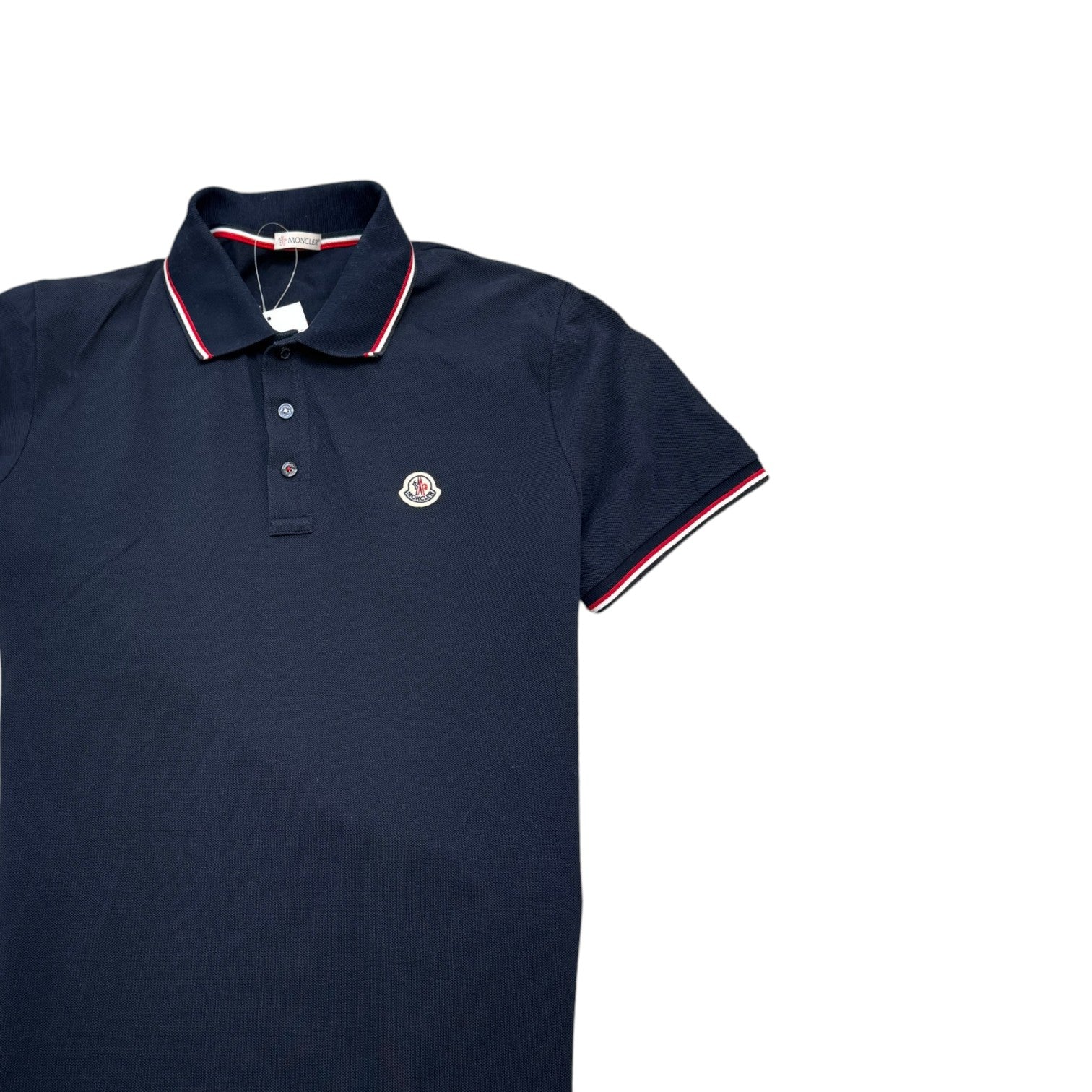 Men's Maglia Polo Shirt Navy Size L - Image 3